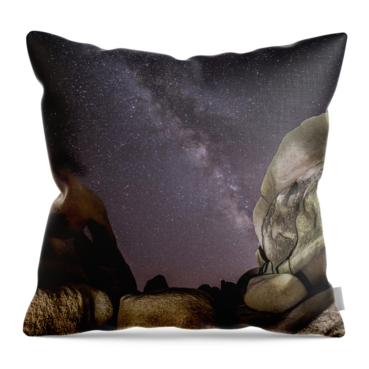 Astrophotography Throw Pillow featuring the photograph Illuminati V by Ryan Weddle