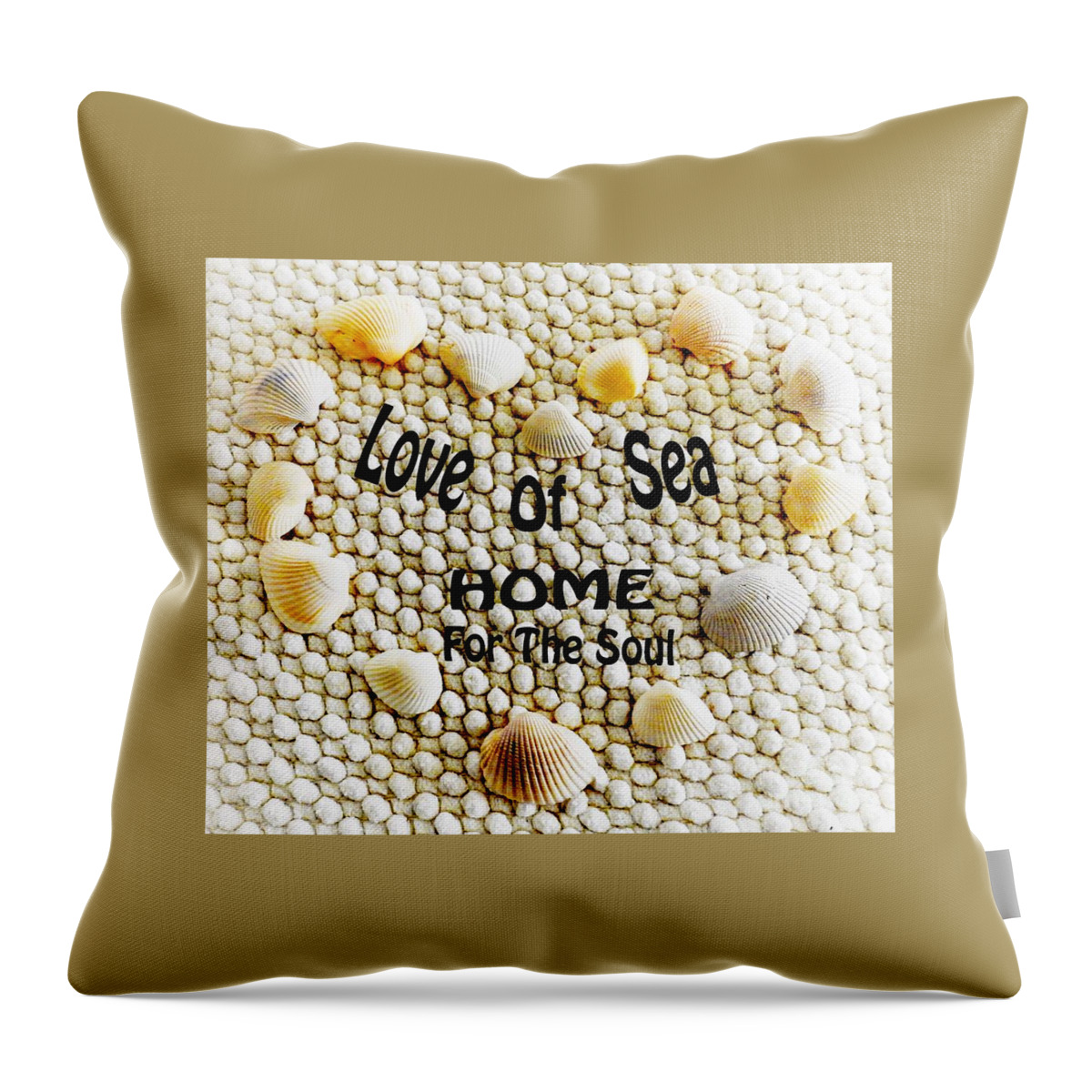 Sea Throw Pillow featuring the photograph Love Of Sea by Jan Gelders