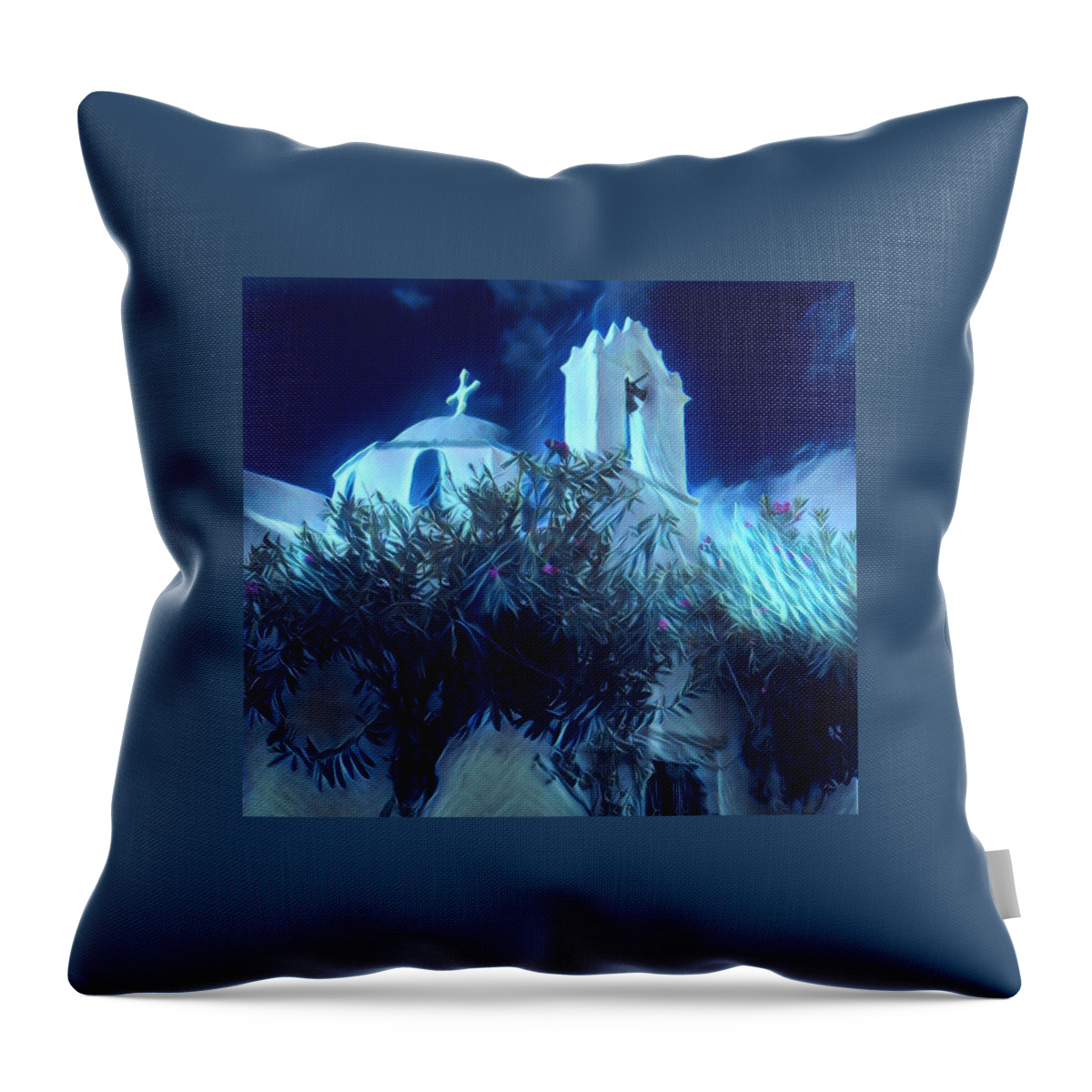 Colette Throw Pillow featuring the photograph Paros Island Beauty Greece by Colette V Hera Guggenheim
