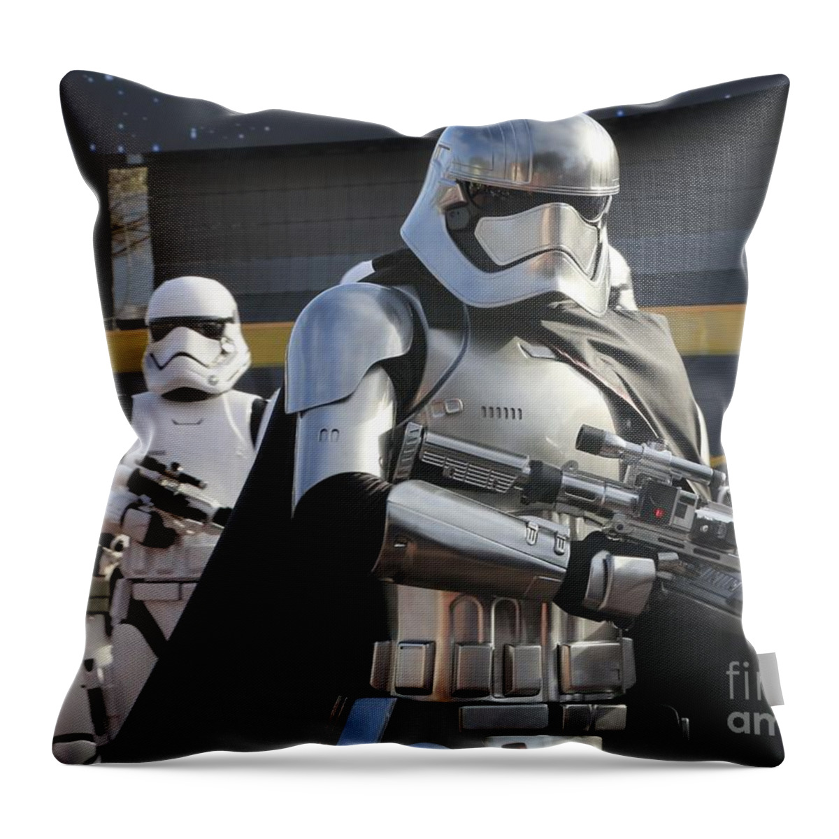 Captain Phasma Star Wars Stormtrooper Throw Pillow by Douglas Sacha - Pixels