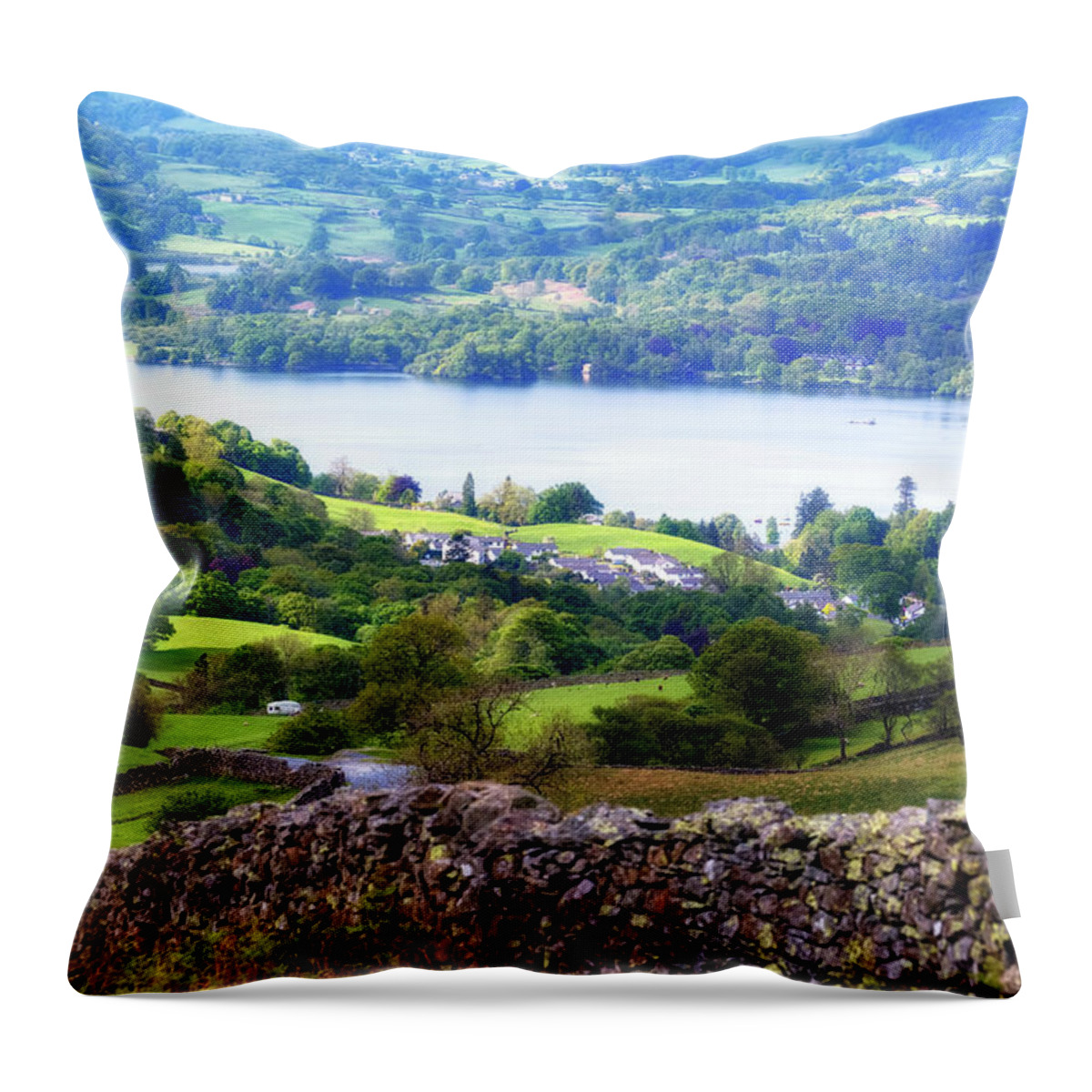 Windermere Throw Pillow featuring the photograph Windermere - Lake District by Joana Kruse