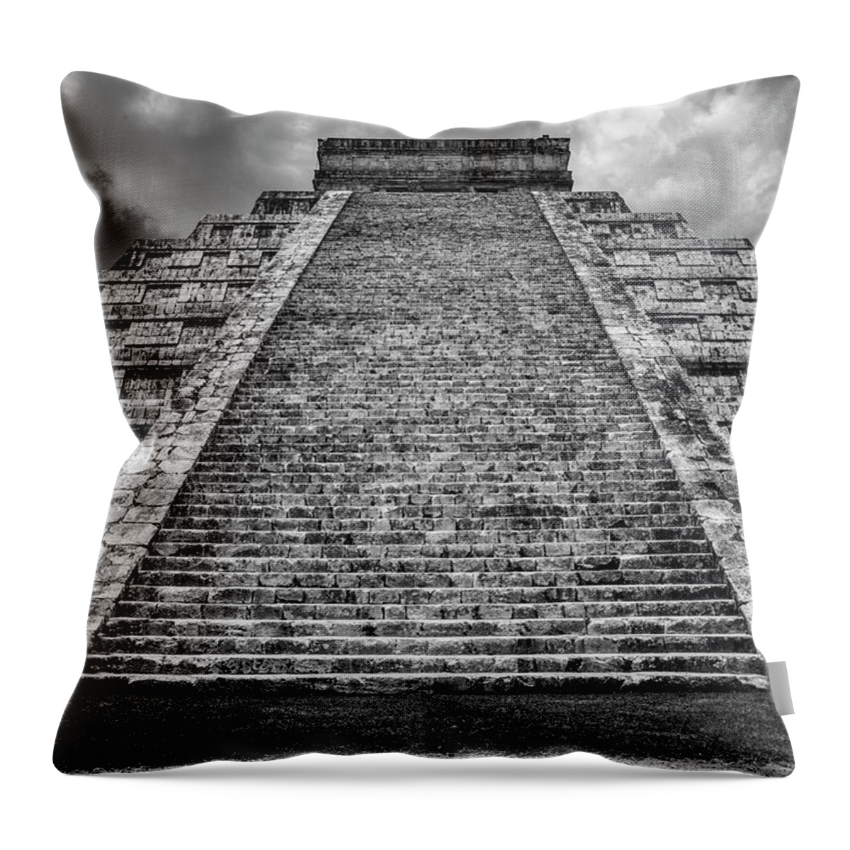 Adventure Throw Pillow featuring the photograph Ell Castillo by Peter Lakomy