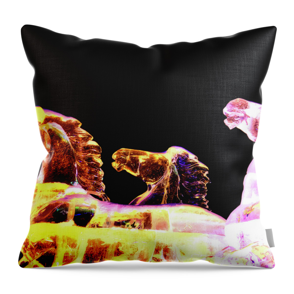 China Throw Pillow featuring the photograph Discovering China by Marisol VB