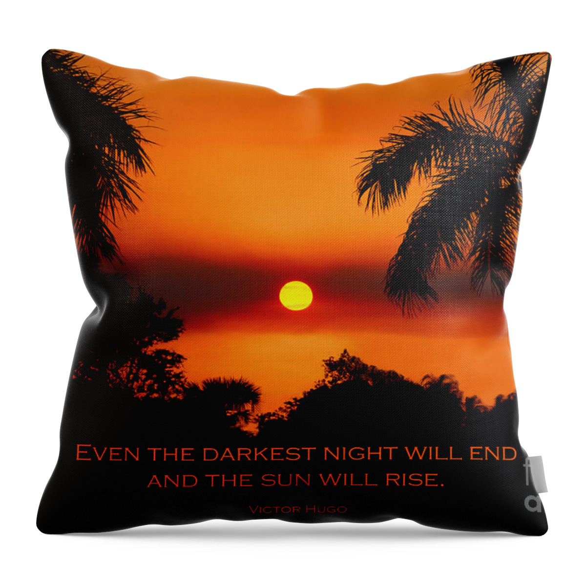 Victor Hugo Throw Pillow featuring the photograph 16- Victor Hugo by Joseph Keane