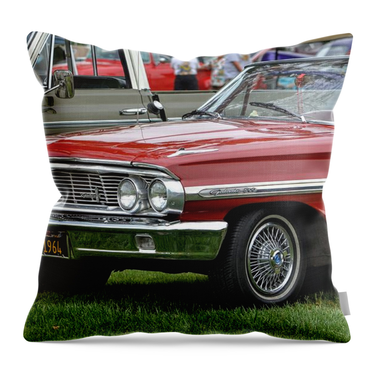 Original Throw Pillow featuring the photograph Classic Ford  by Dean Ferreira