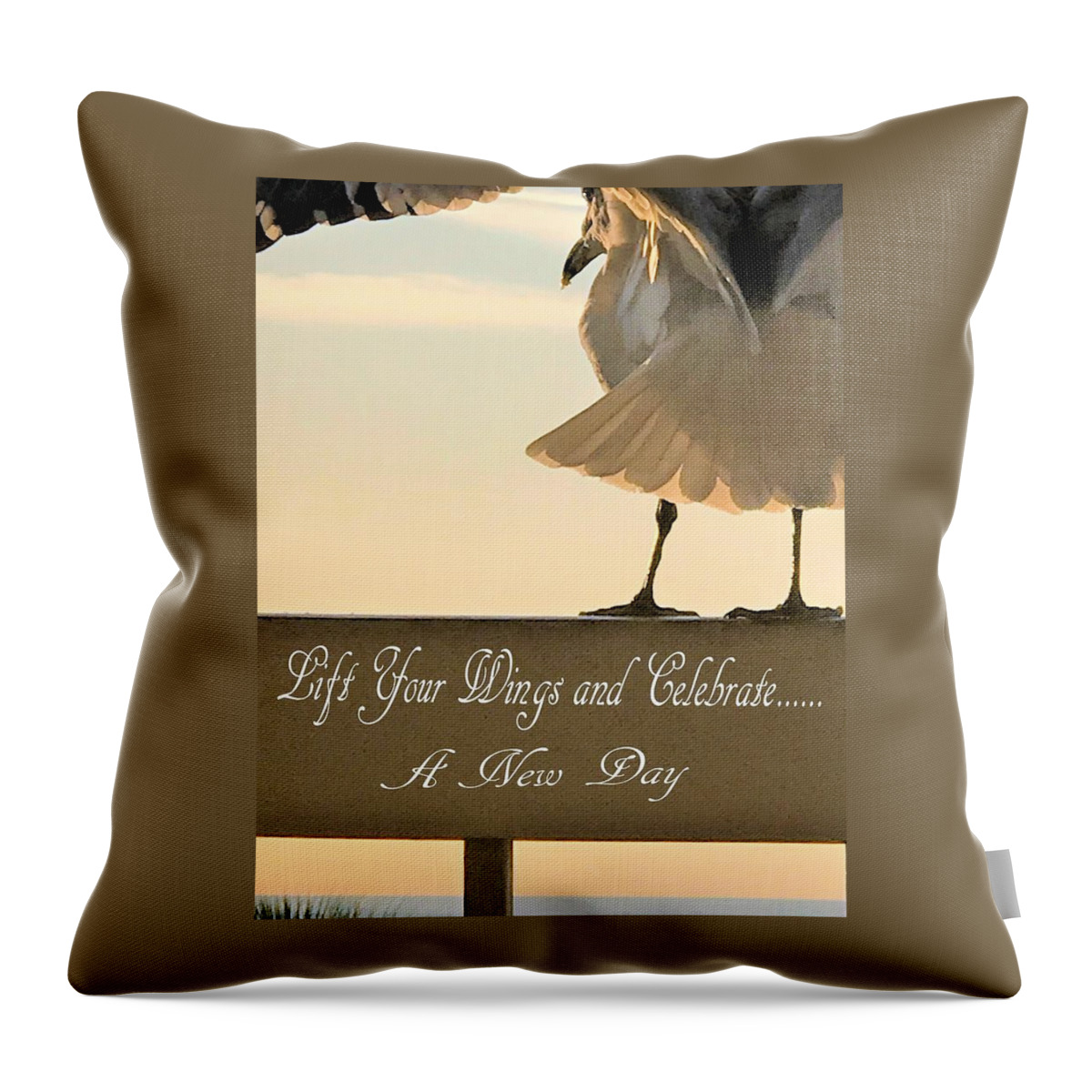 Sea Throw Pillow featuring the photograph Seaside by Jan Gelders