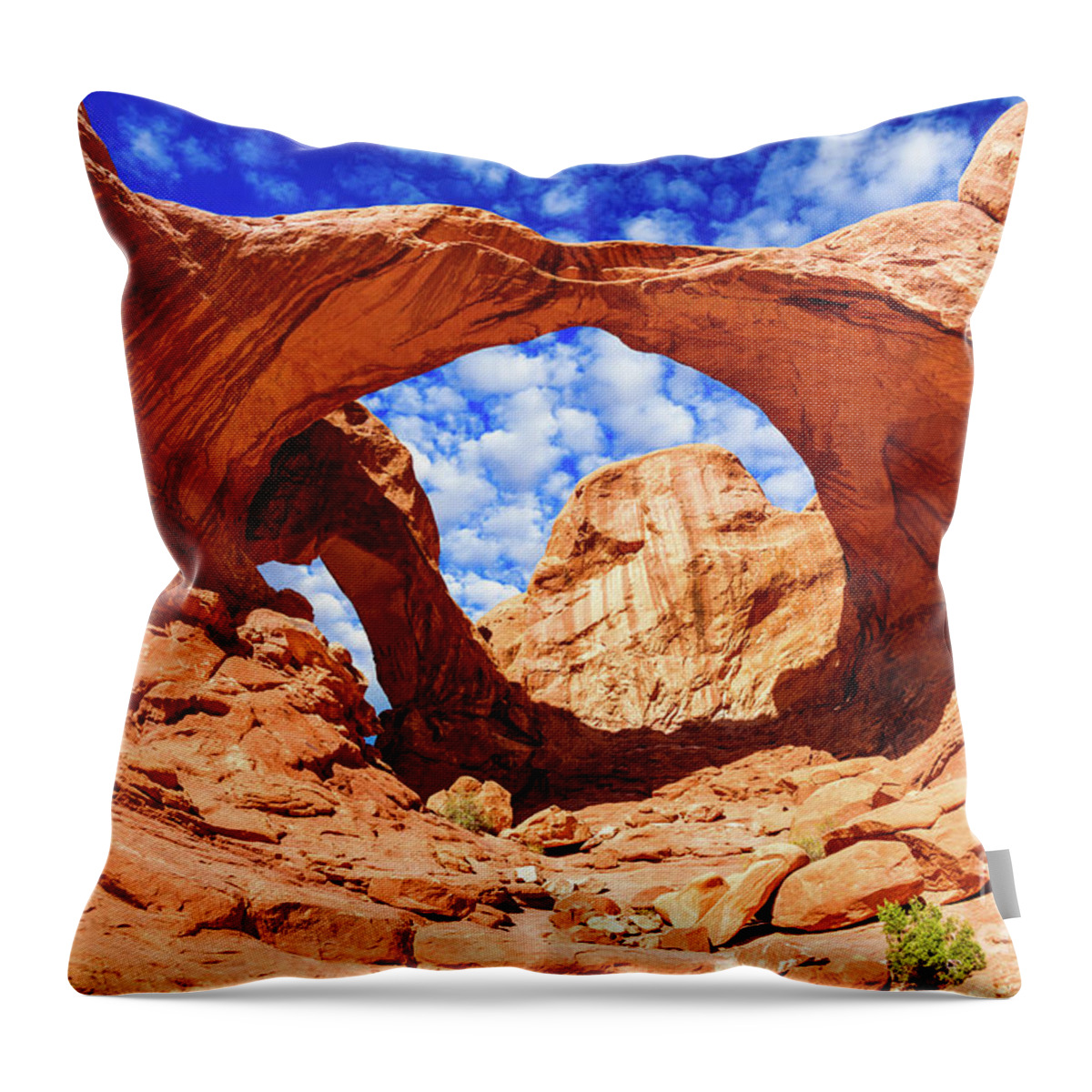 Arches National Park Throw Pillow featuring the photograph Arches National Park by Raul Rodriguez