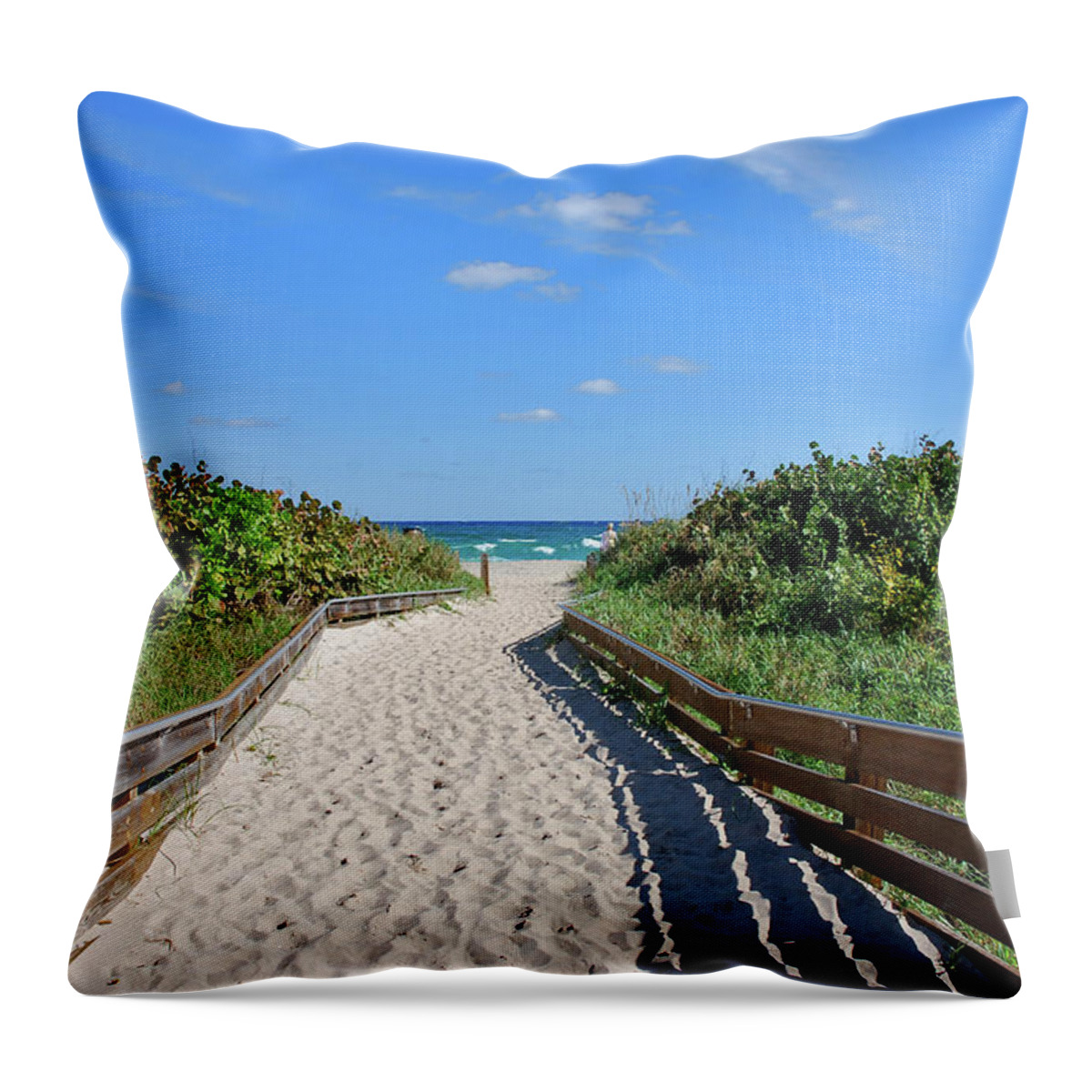 Throw Pillow featuring the photograph 4- The Beckoning by Joseph Keane