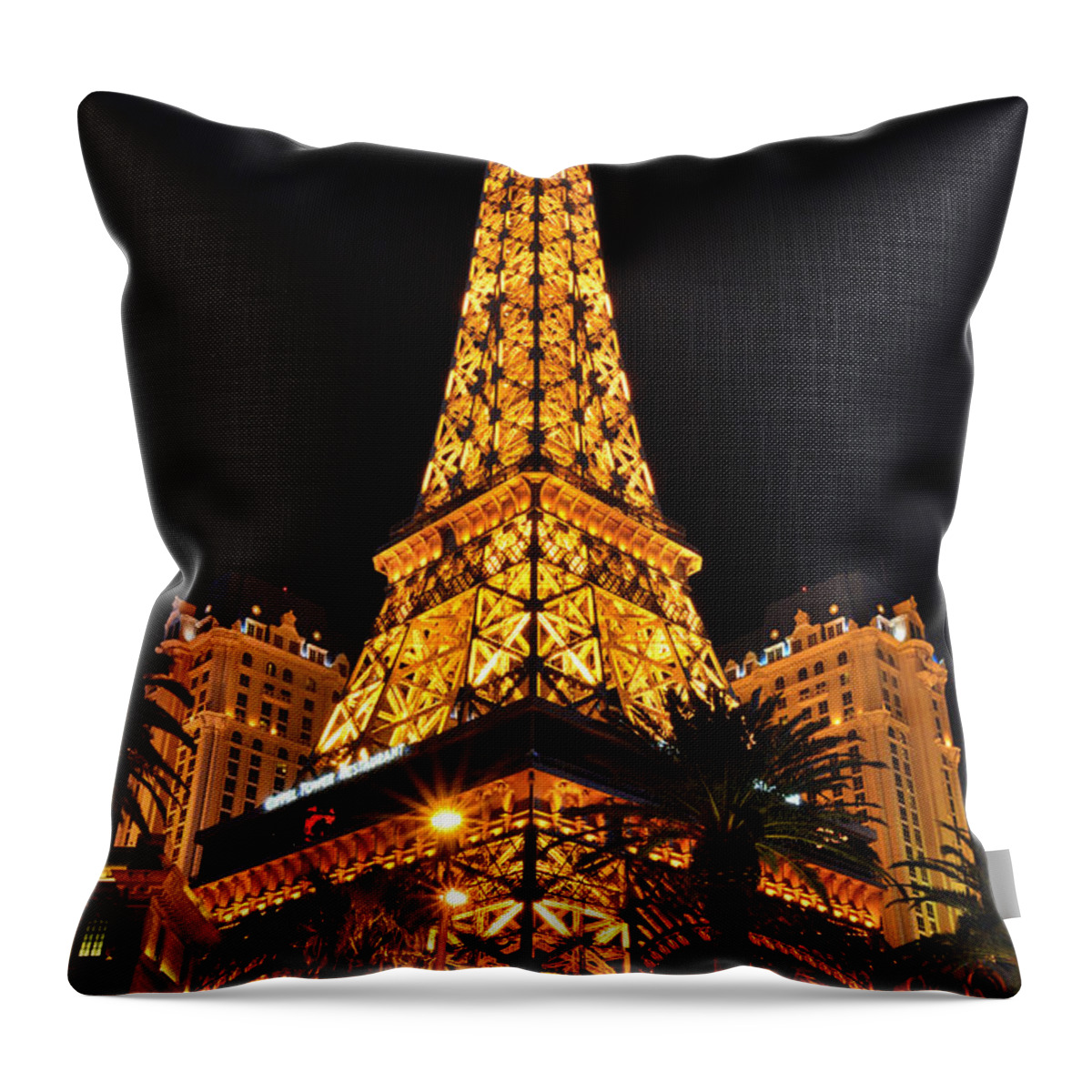 Las Vegas Throw Pillow featuring the photograph Las Vegas by Ray Mathis