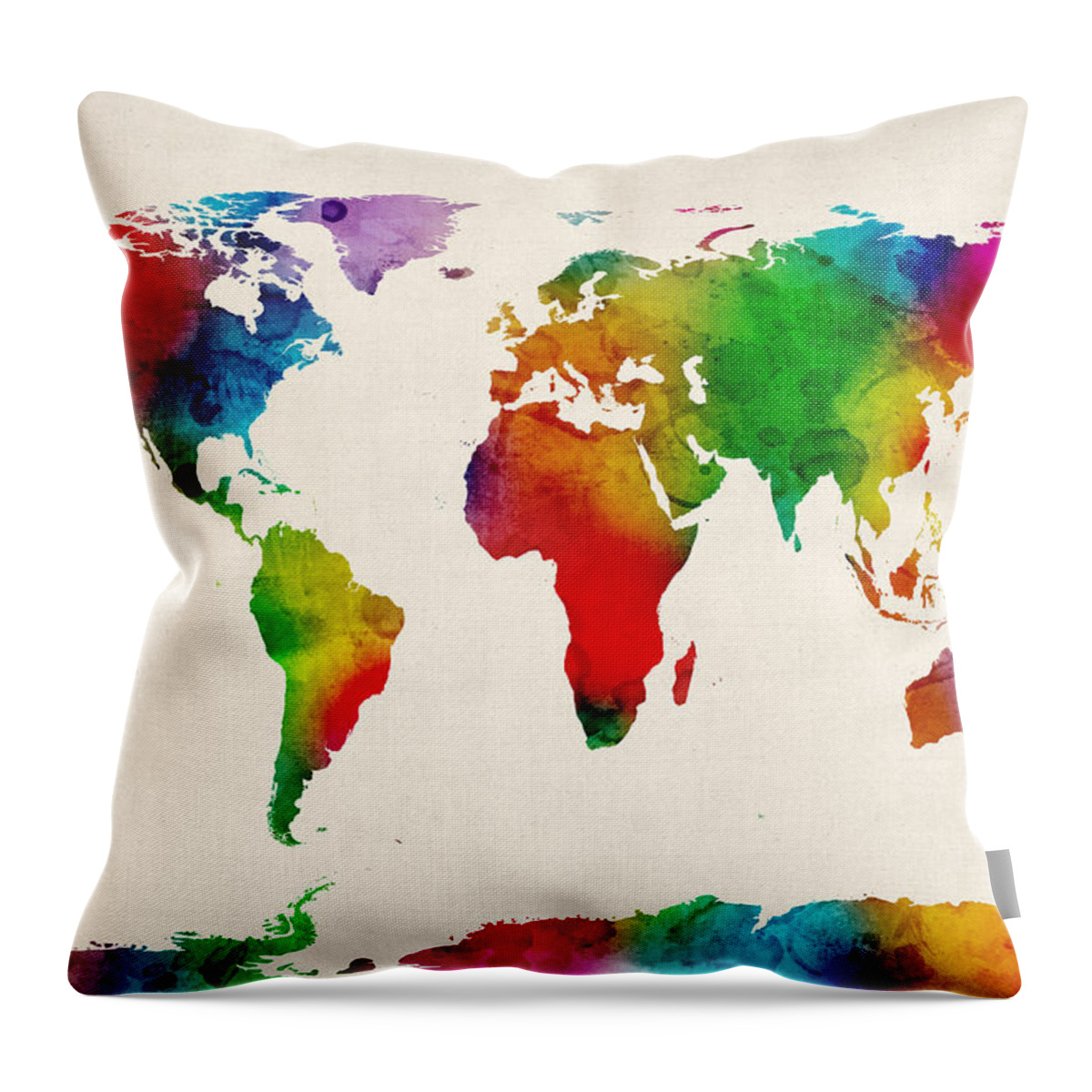 Amazon Com Emvency Set Of 4 Throw Pillow Covers World Map Old