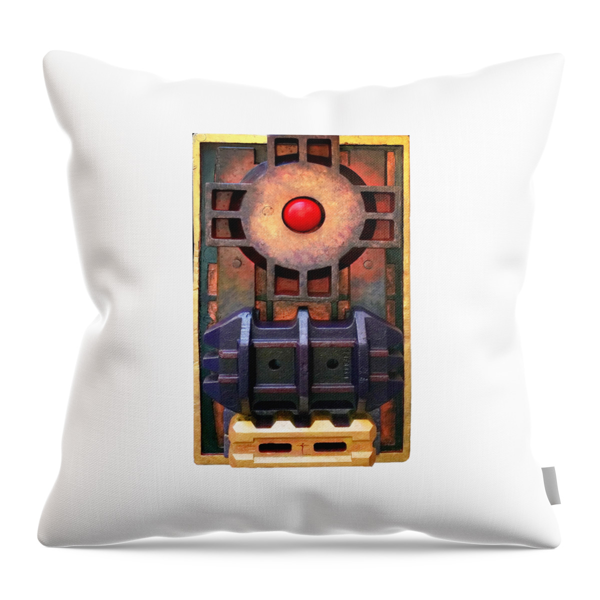  Throw Pillow featuring the painting . by James Lanigan Thompson MFA