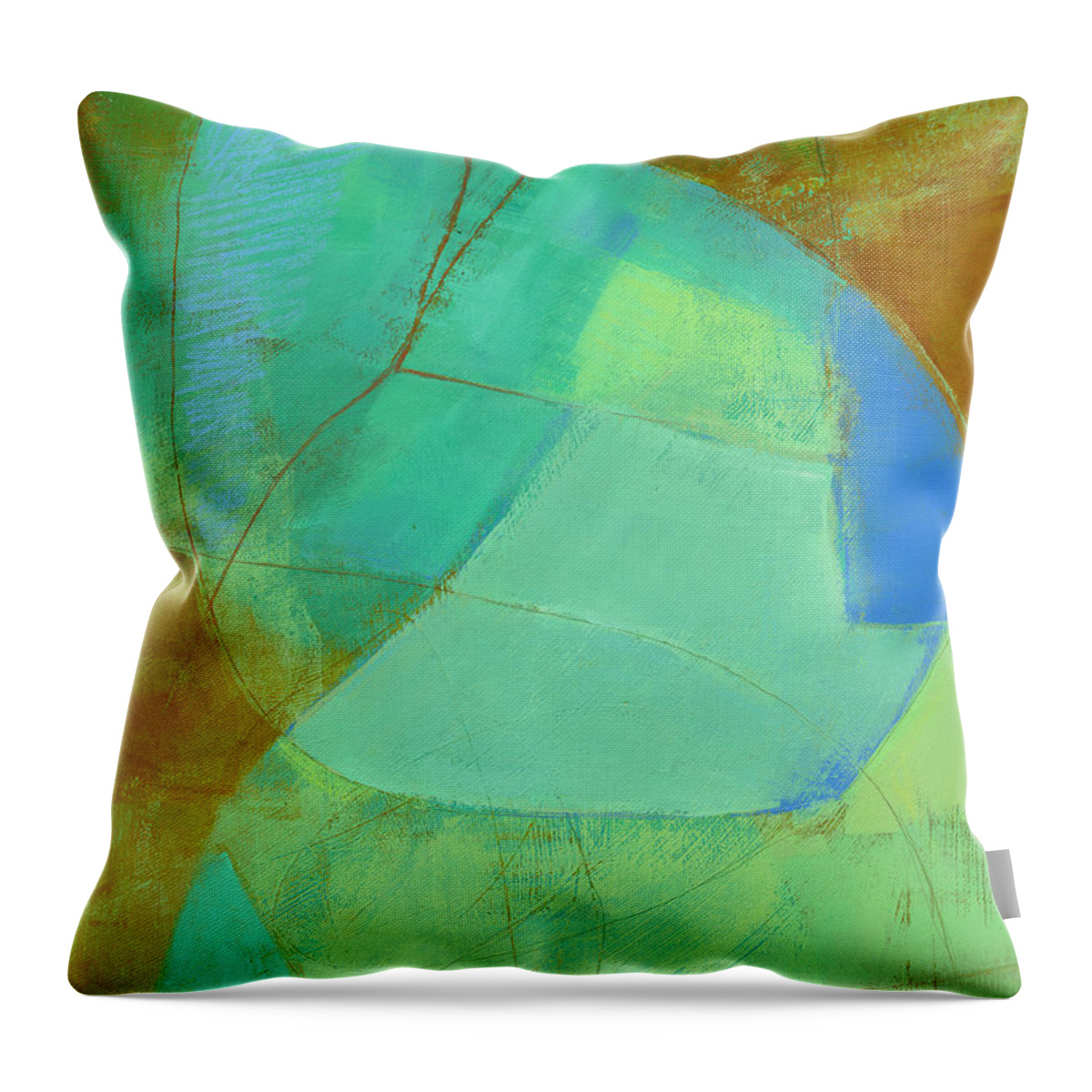 Painting Throw Pillow featuring the painting 99/100 by Jane Davies