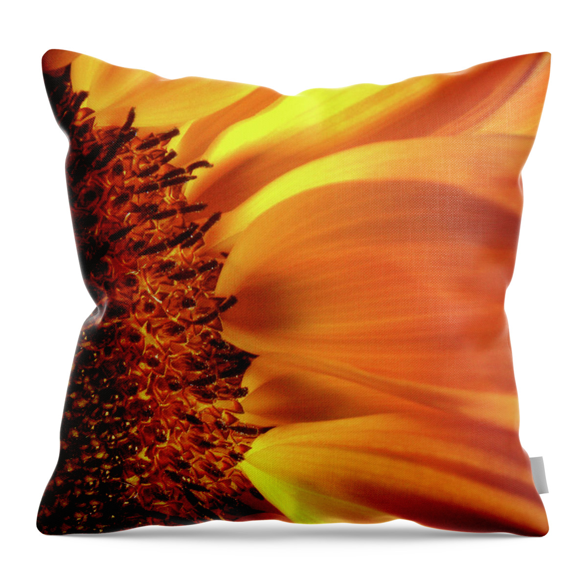 Sunflower Throw Pillow featuring the photograph A God Thing-1 by Shevon Johnson