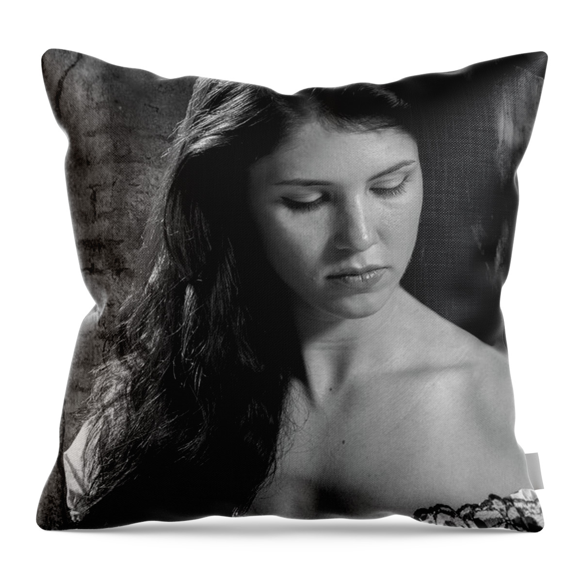 Spanish Throw Pillow featuring the photograph a Moment by Robert Och