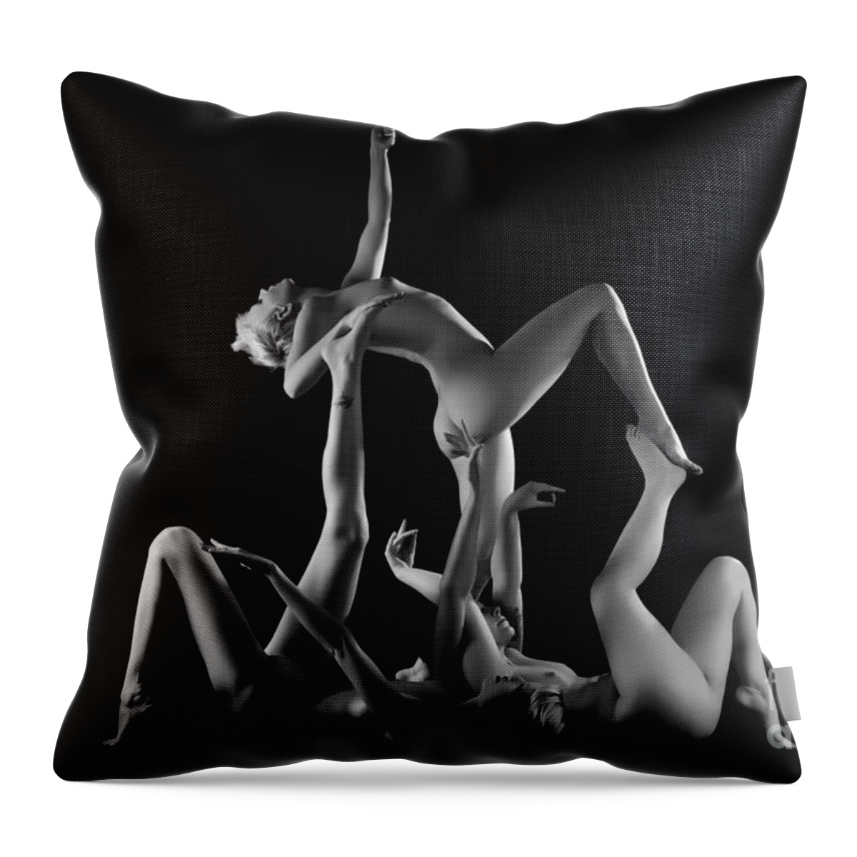 Artistic Photographs Throw Pillow featuring the photograph Above the flames by Robert WK Clark
