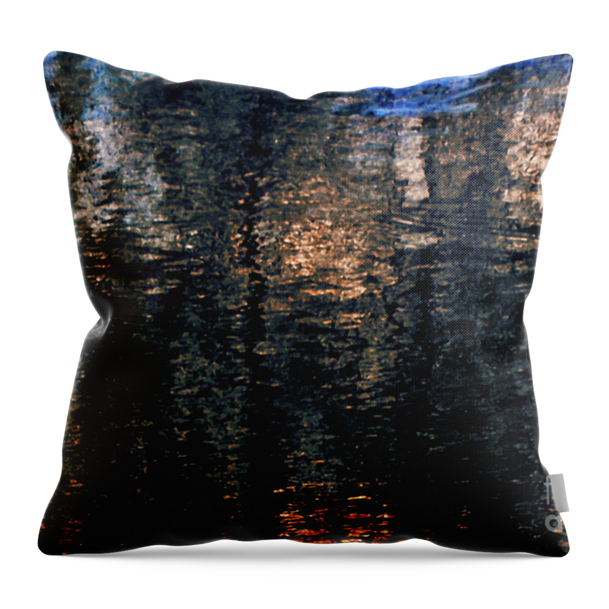 Digital_art Throw Pillow featuring the digital art Abstract 1050 by Gerlinde Keating - Galleria GK Keating Associates Inc