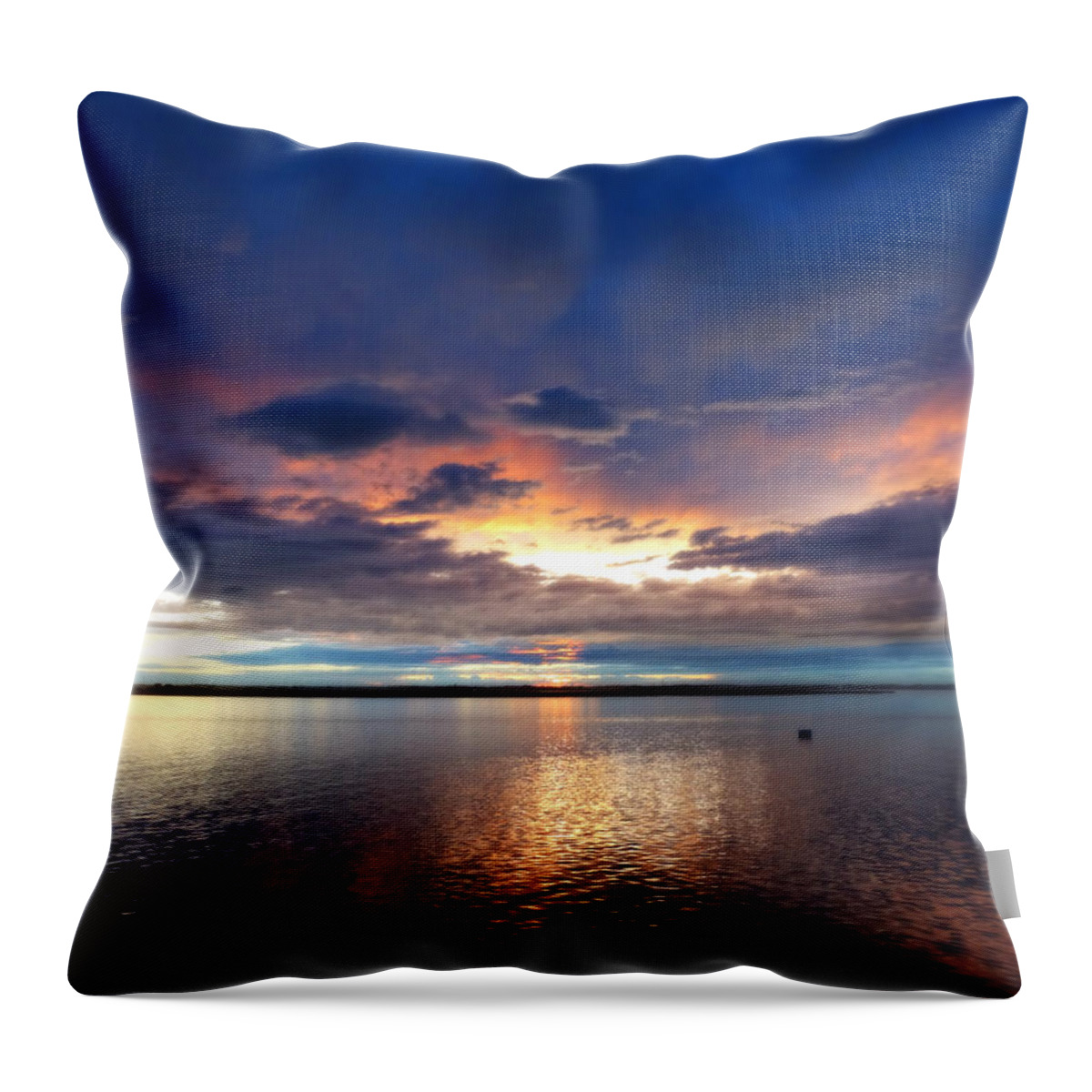 Afterglow Throw Pillow featuring the photograph Afterglow by Dark Whimsy