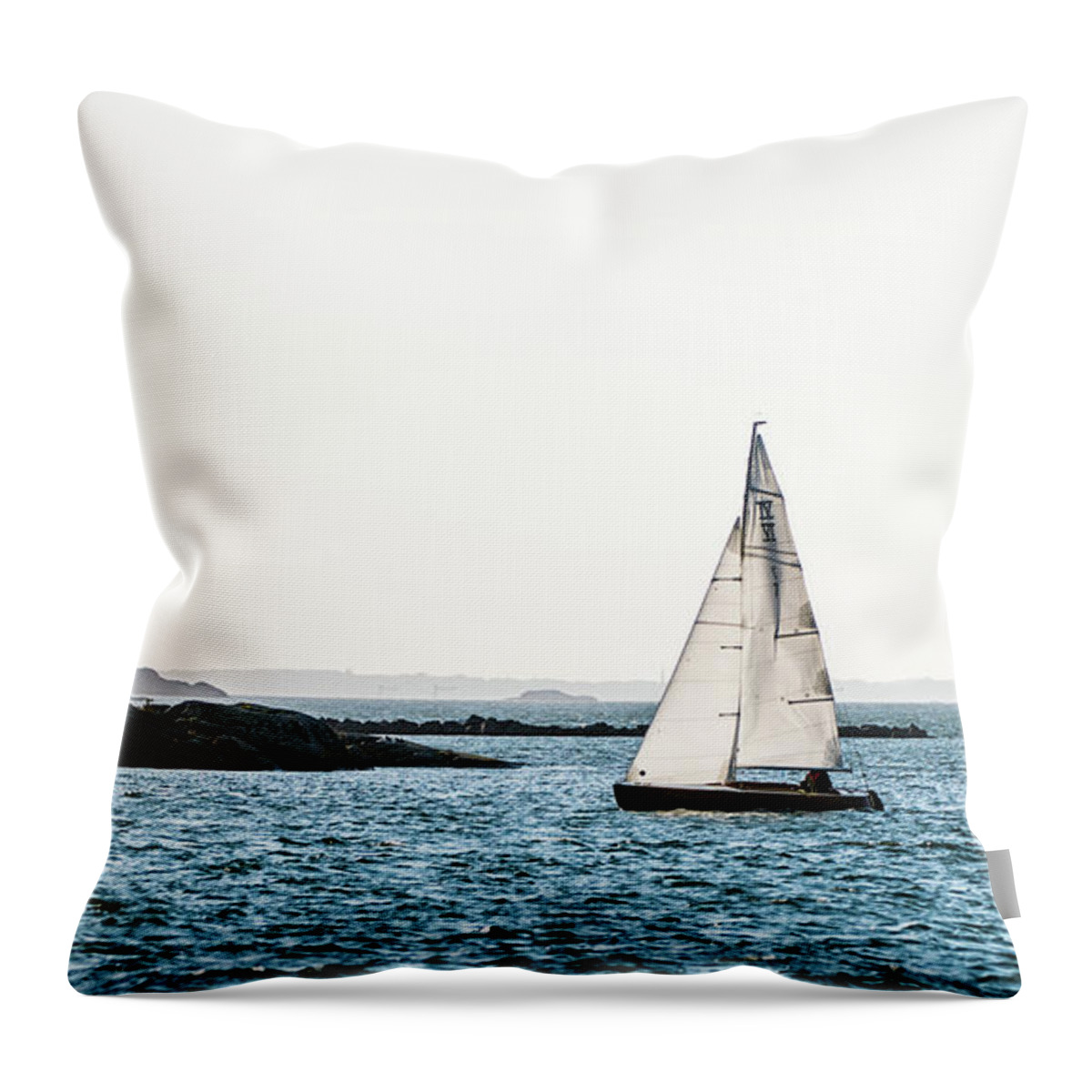 Archipelago Throw Pillow featuring the photograph Archipelago by Torbjorn Swenelius