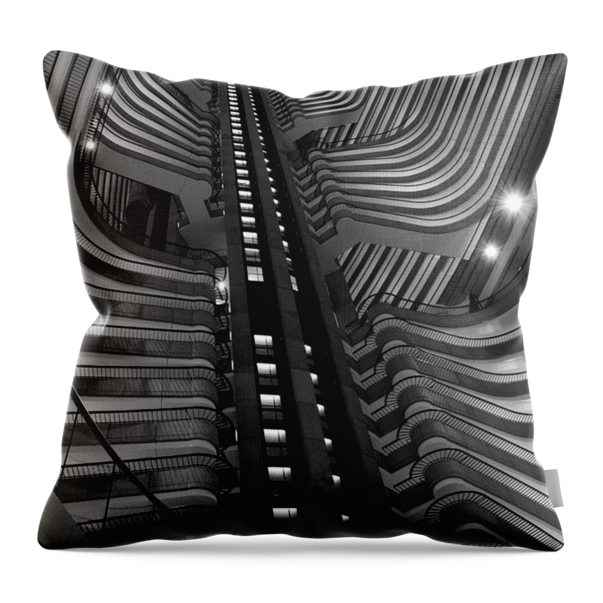 Architecture Throw Pillow featuring the photograph Architectural Beauty by Nicole Lloyd
