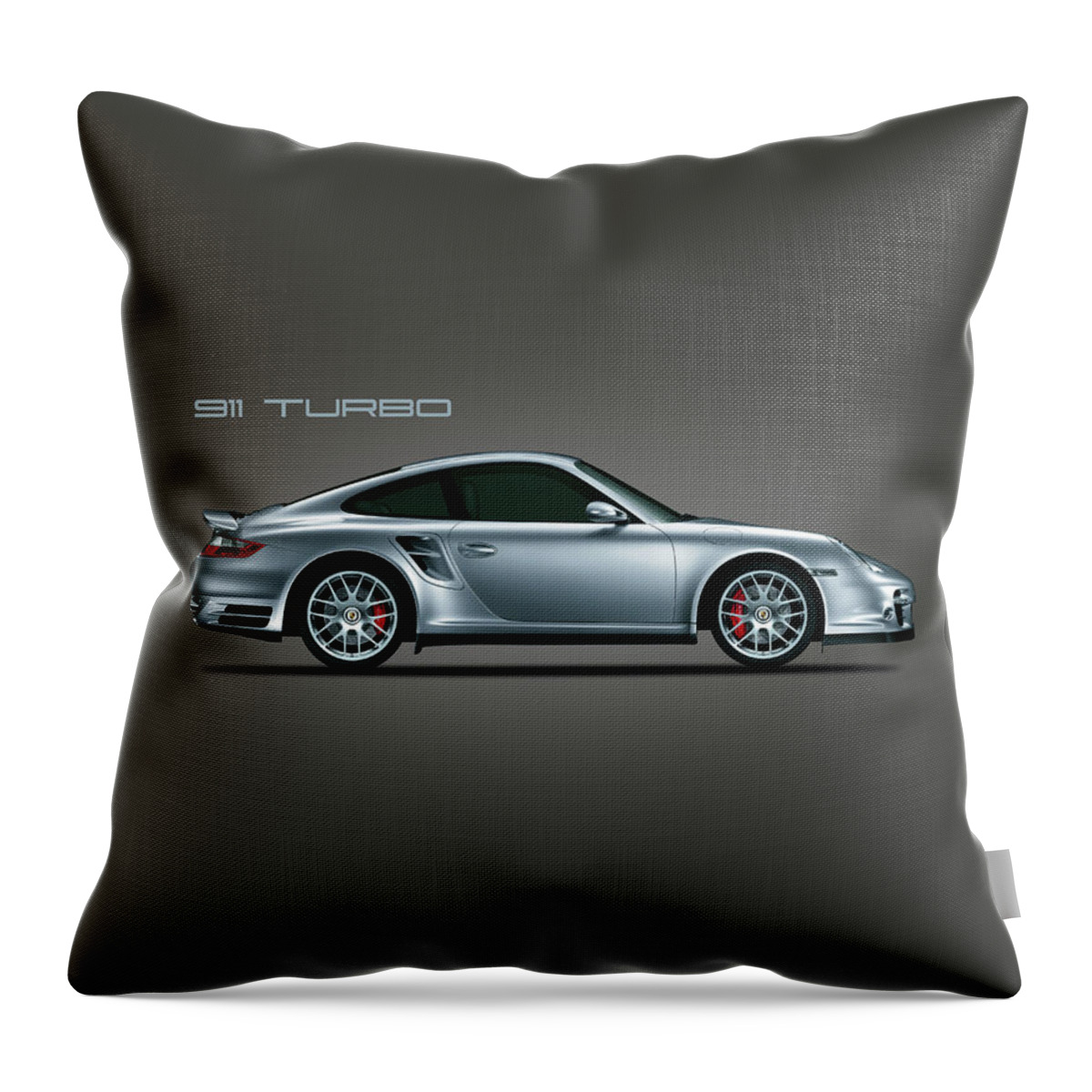 Porsche Throw Pillow featuring the photograph The Iconic 911 Turbo by Mark Rogan