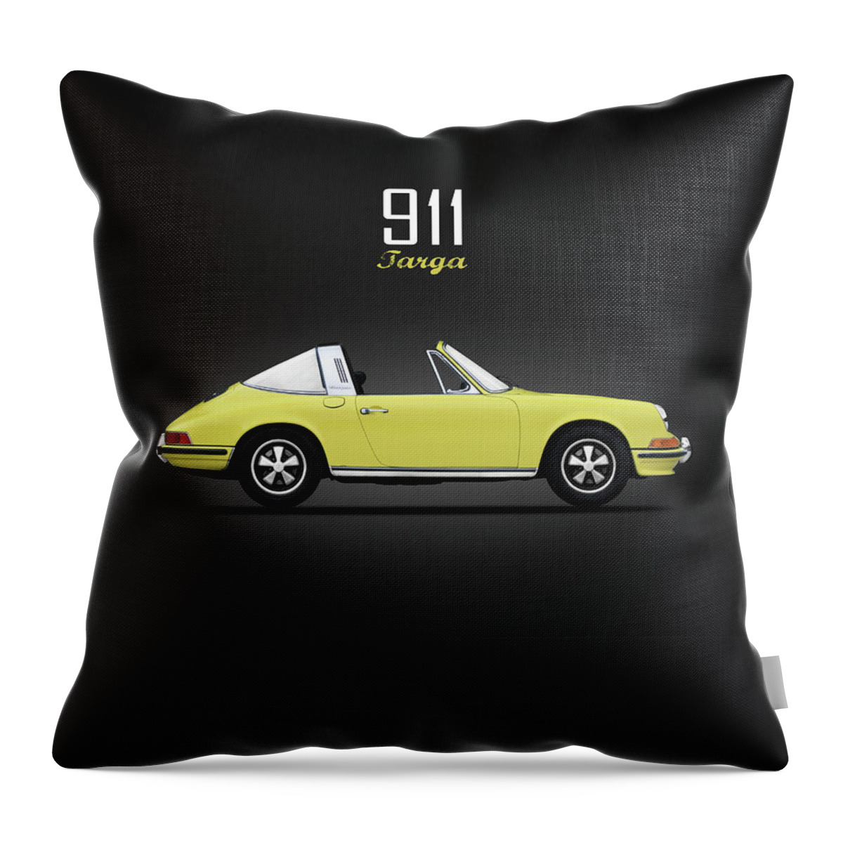 911t Throw Pillow featuring the photograph Porsche 911 Targa by Mark Rogan