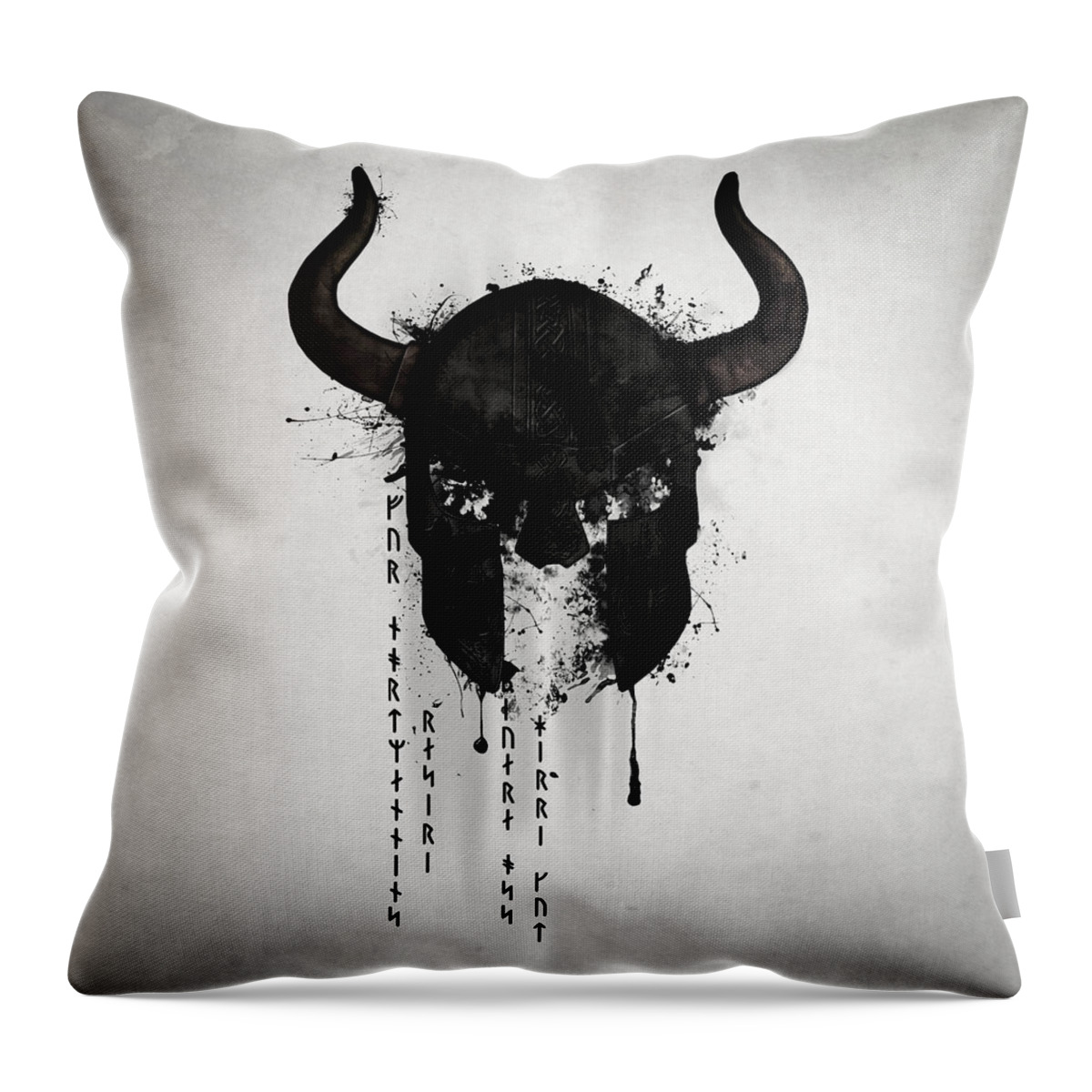 Viking Throw Pillow featuring the digital art Northmen by Nicklas Gustafsson