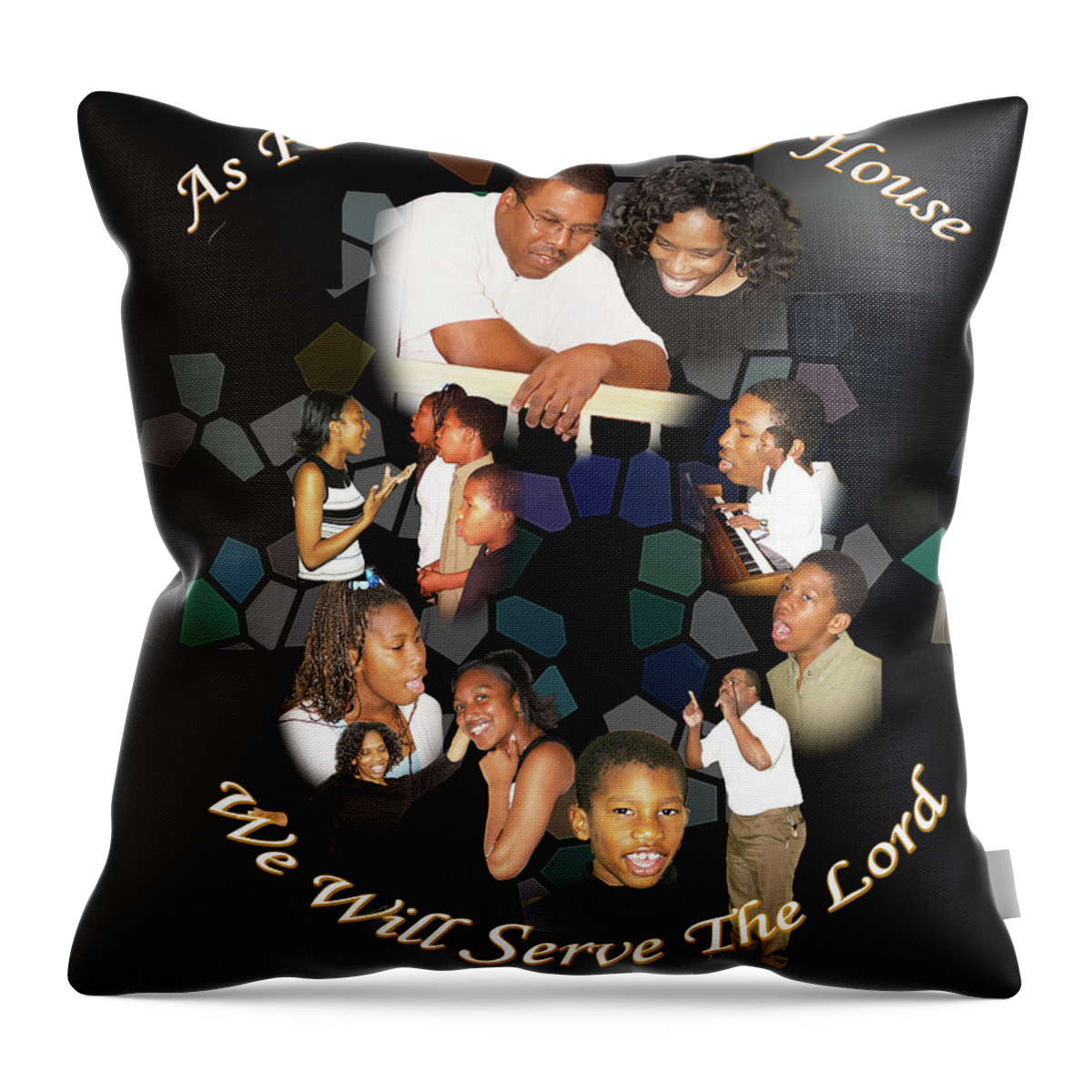  Throw Pillow featuring the photograph As For My House by Richard Gordon