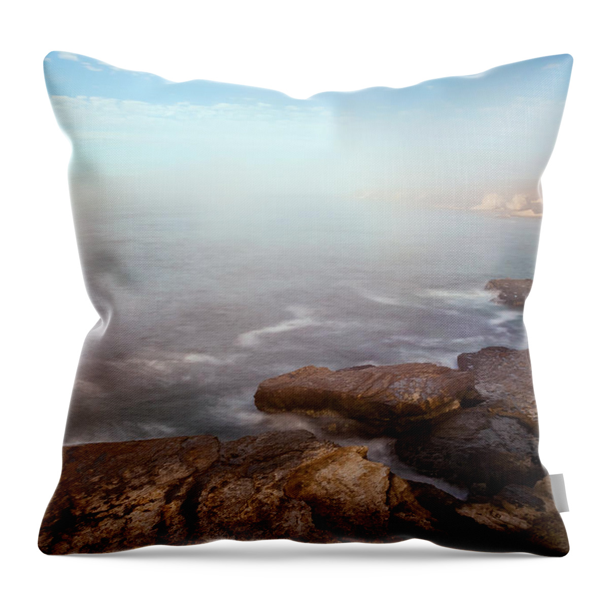 Landscape Throw Pillow featuring the photograph At Clearing by Jonathan Nguyen