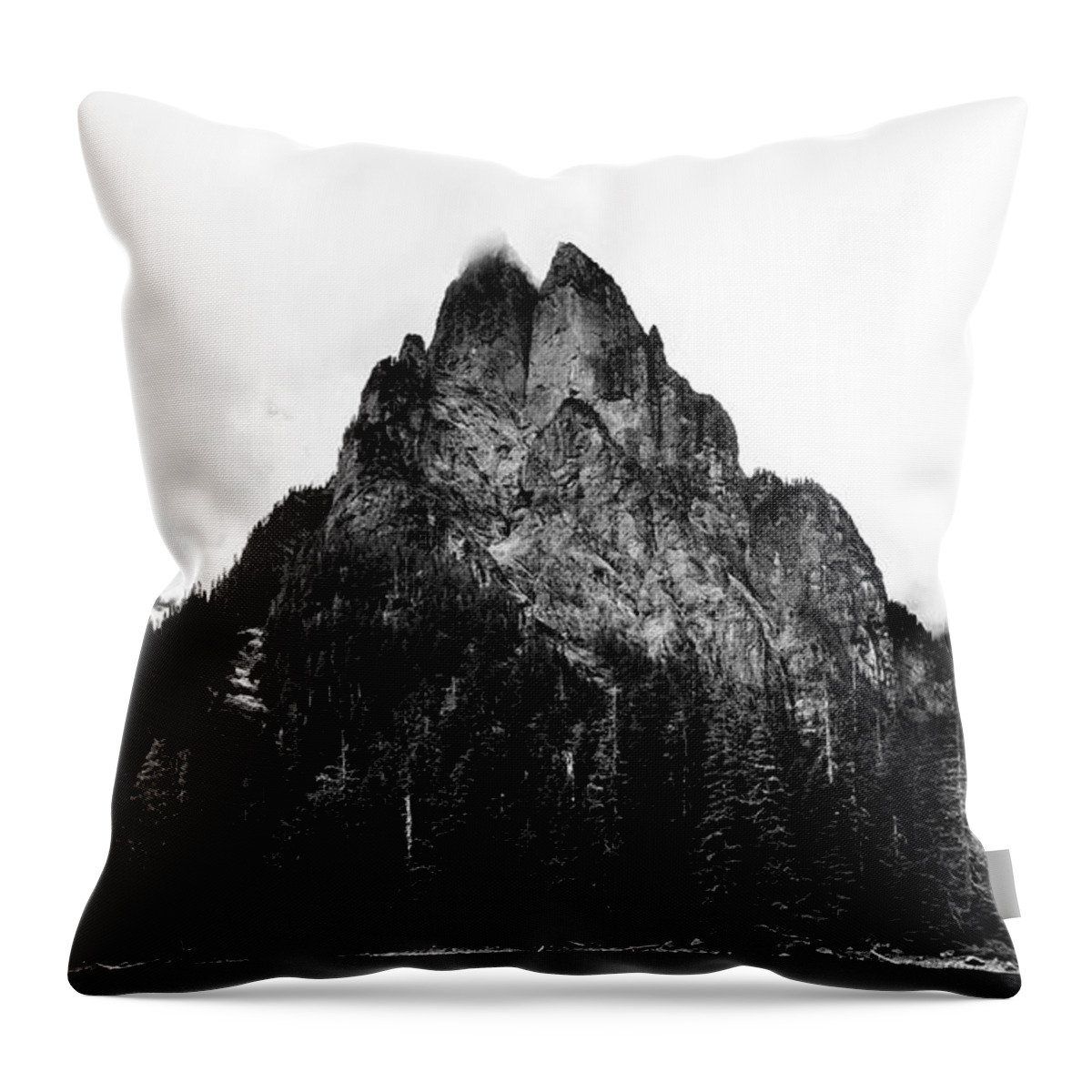 Epic Throw Pillow featuring the photograph Baring Mountain by Pelo Blanco Photo