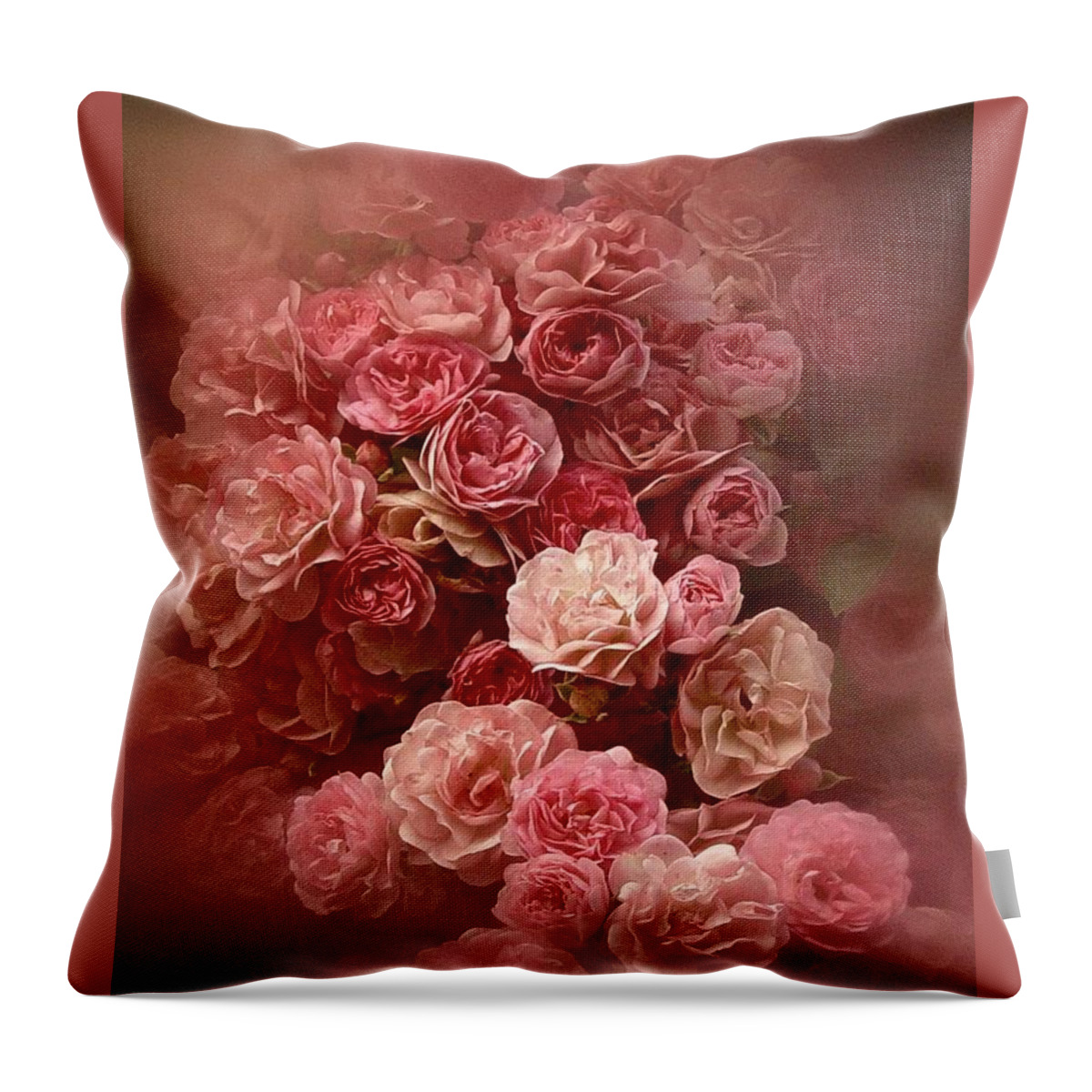 Roses Throw Pillow featuring the photograph Beautiful Roses 2016 by Richard Cummings