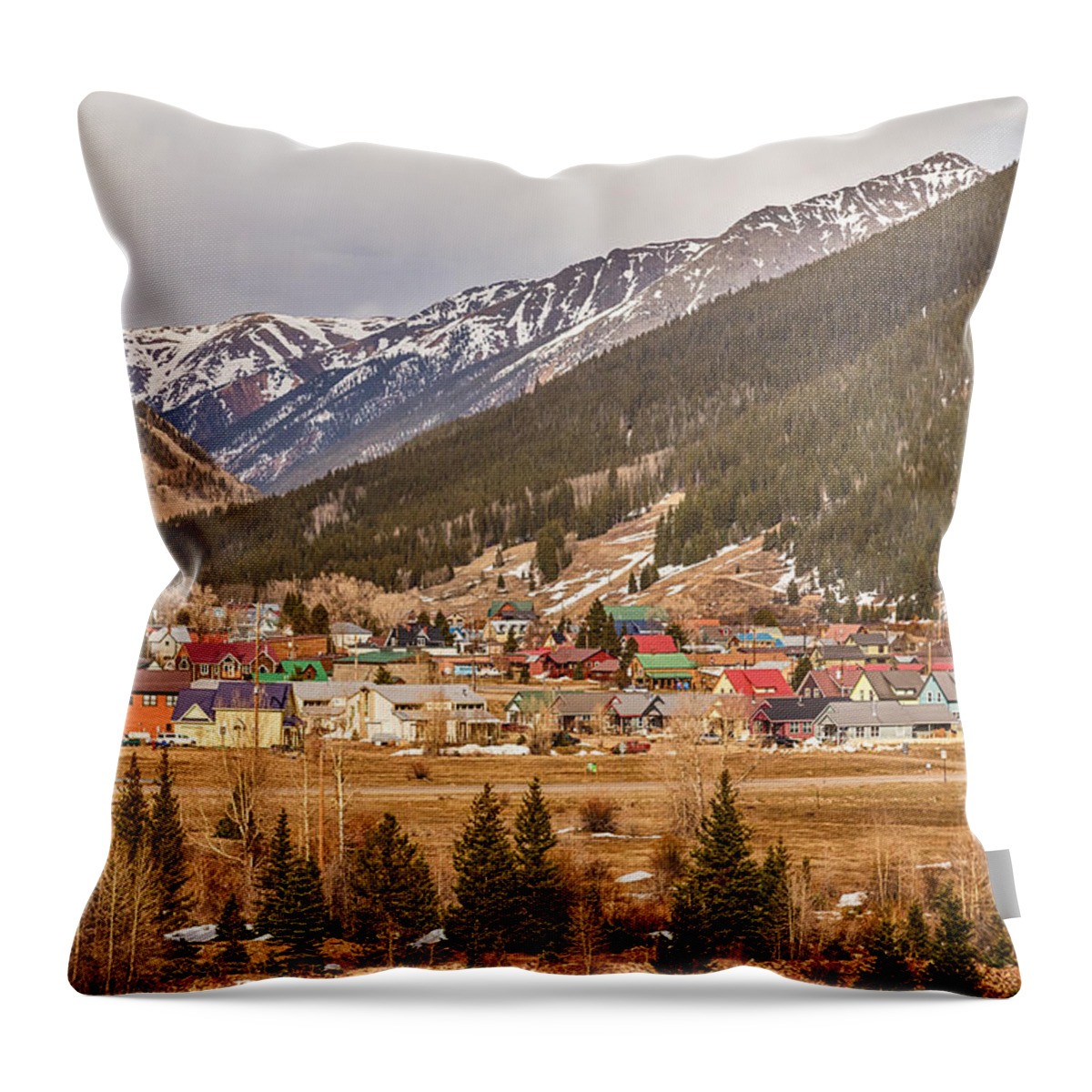 Colorado Throw Pillow featuring the photograph Beautiful Silverton Colorado by James BO Insogna