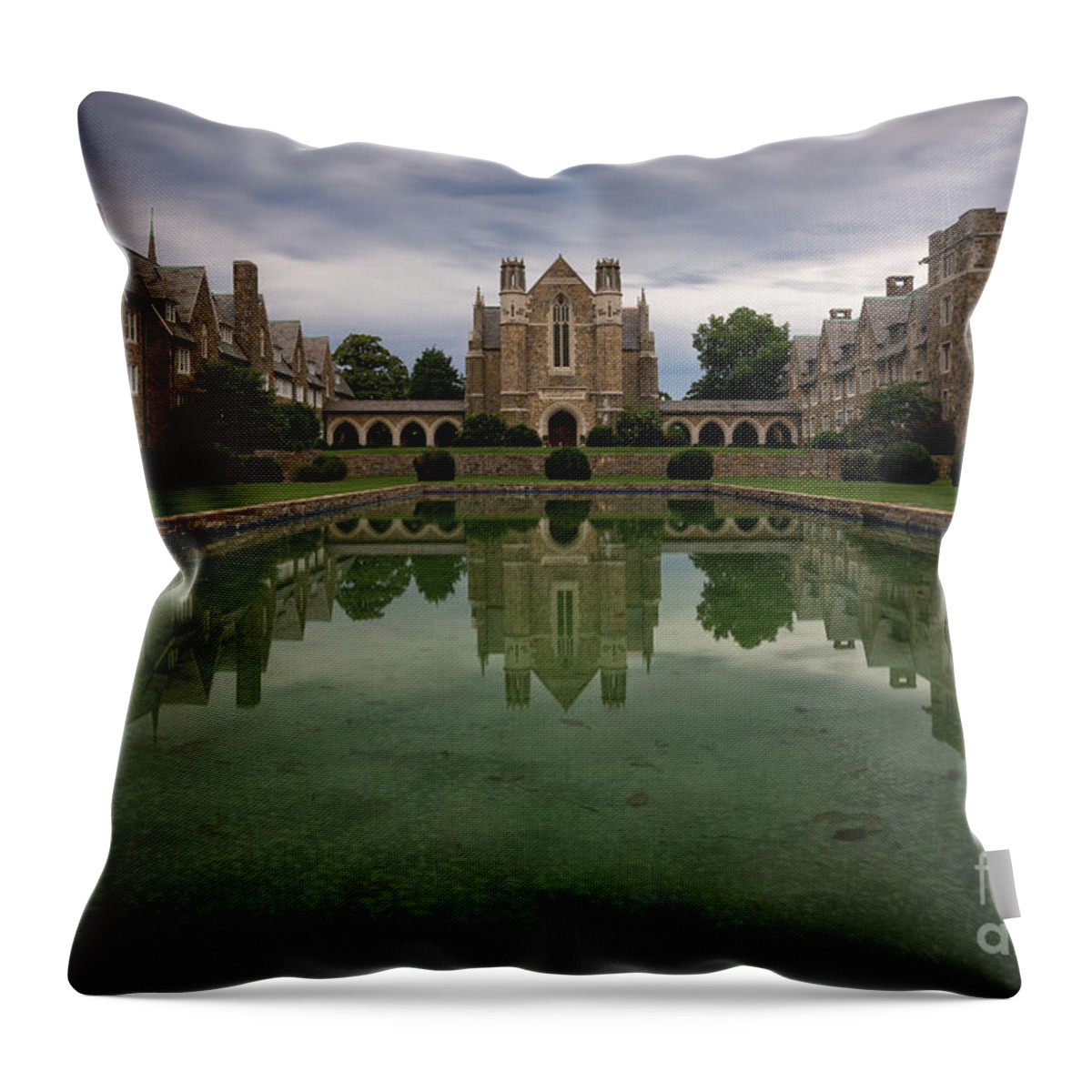 Berry College Throw Pillow featuring the photograph Berry College by Doug Sturgess