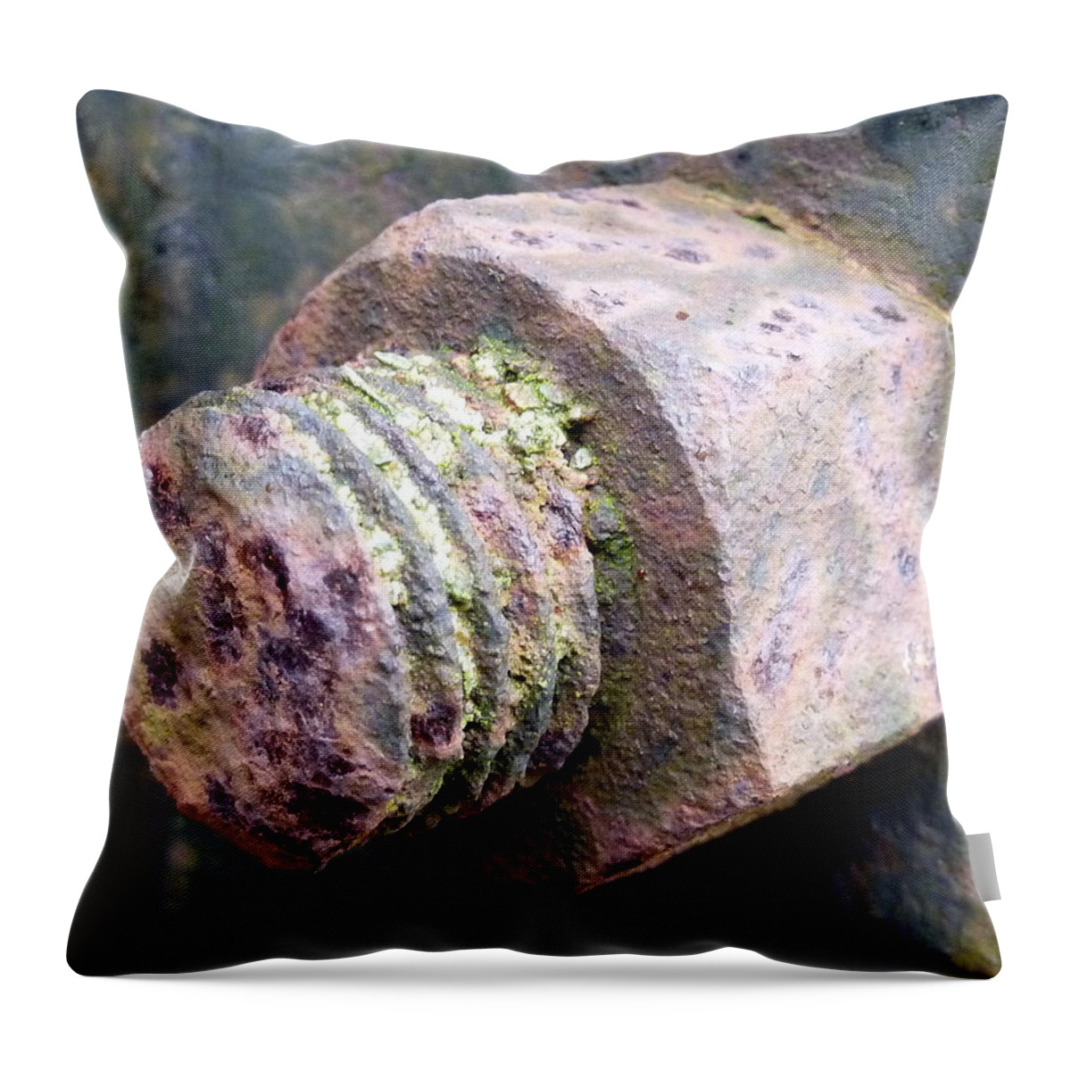 Rust Throw Pillow featuring the photograph Big rust by Lukasz Ryszka