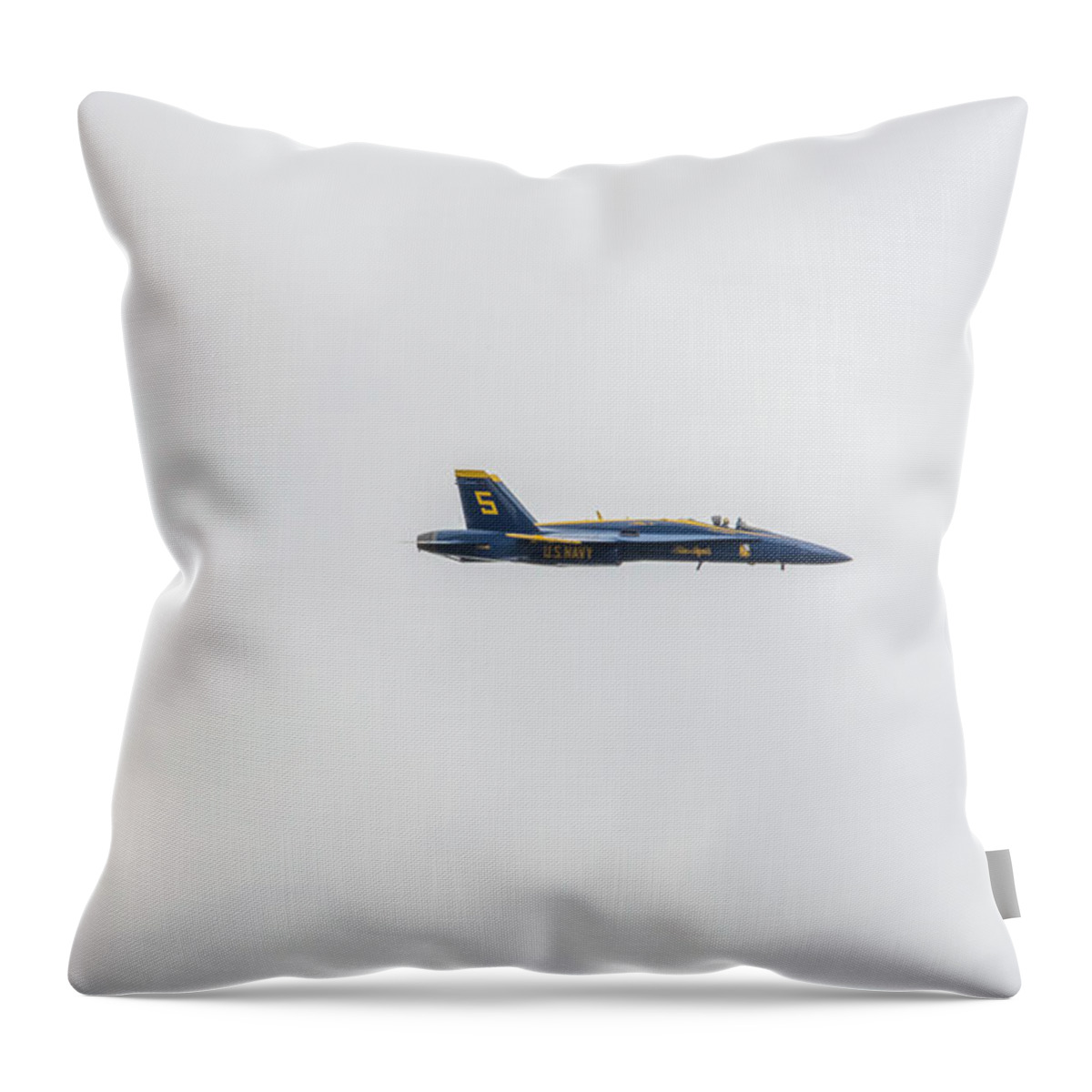 Dangerous Throw Pillow featuring the photograph Blue Angels 3 by Pelo Blanco Photo