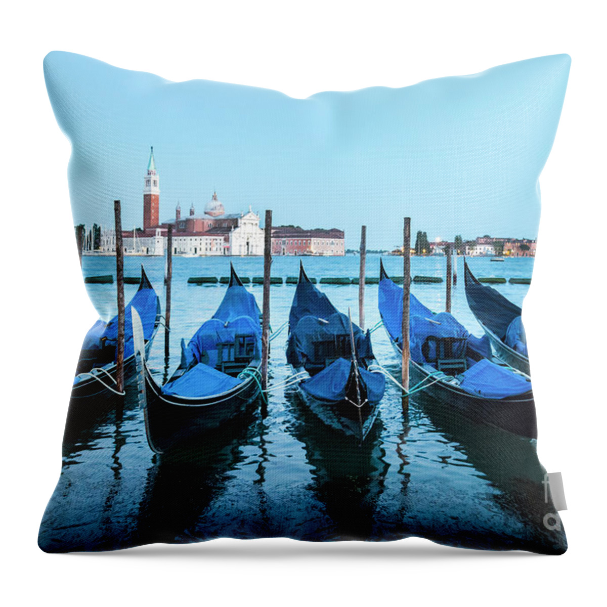 Kremsdorf Throw Pillow featuring the photograph Blue Serenity by Evelina Kremsdorf