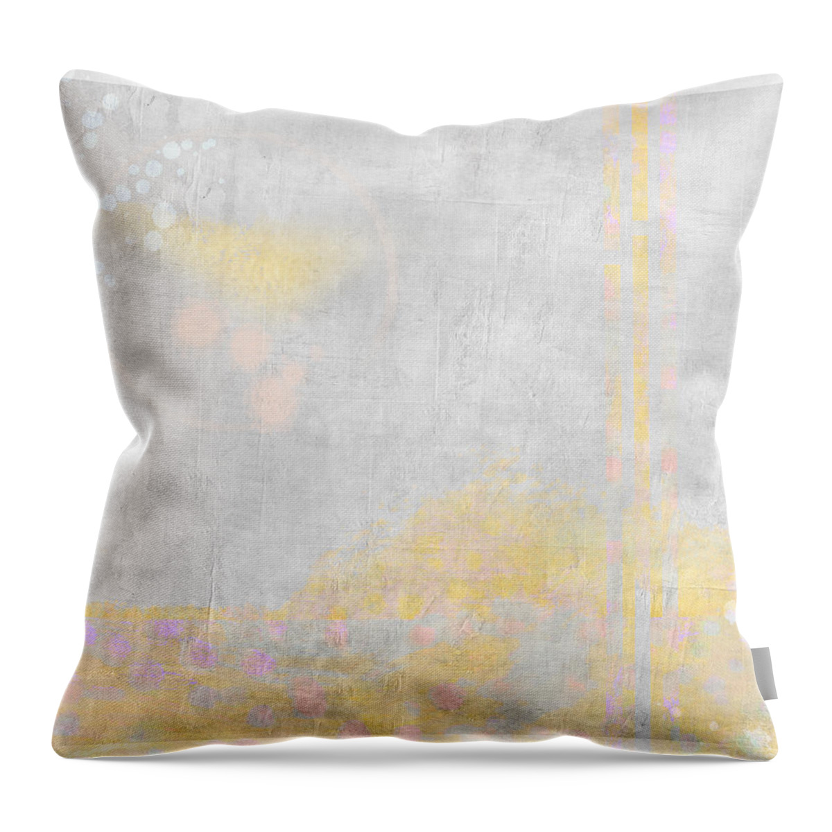 Abstract Throw Pillow featuring the photograph Boat Yard by Carol Leigh