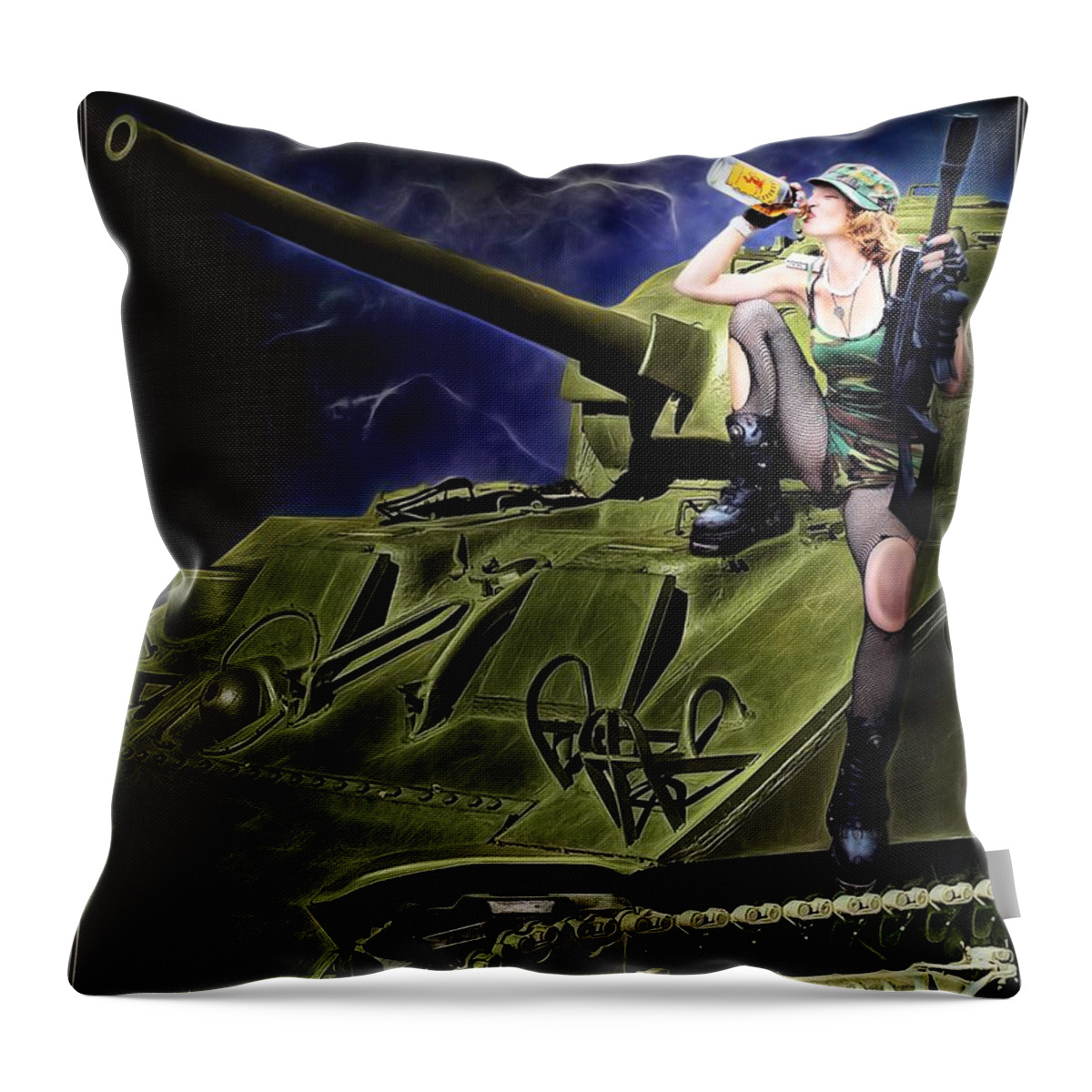 Fantasy Throw Pillow featuring the photograph Bottoms Up by Jon Volden