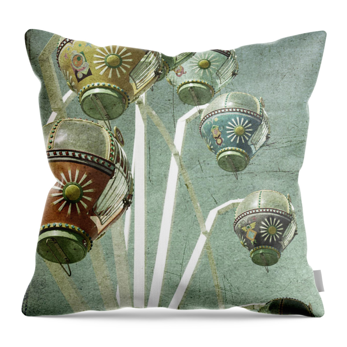 Amusement Throw Pillow featuring the photograph Carnivale by Andrew Paranavitana