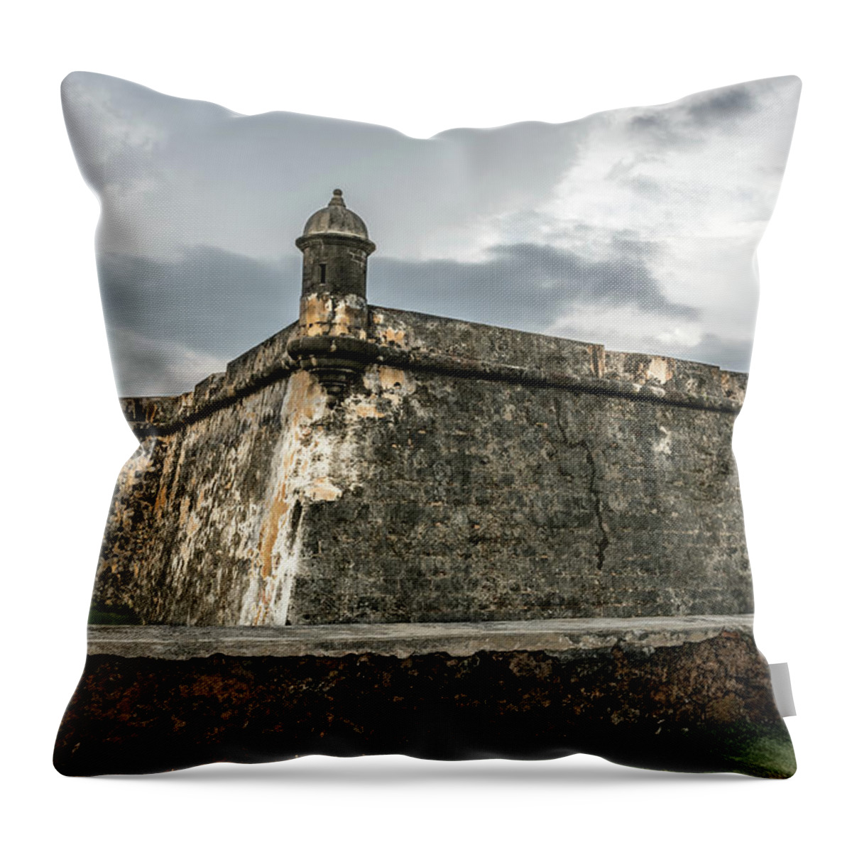Fort Throw Pillow featuring the photograph Castillo San Felipe del Morro by Jaime Mercado