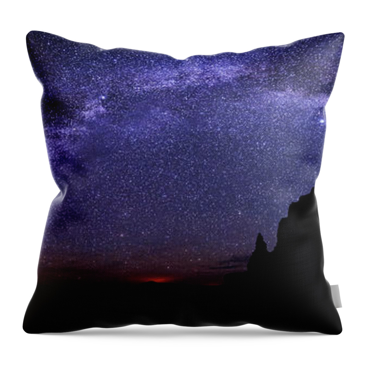 Celestial Arch Throw Pillow featuring the photograph Celestial Arch by Chad Dutson