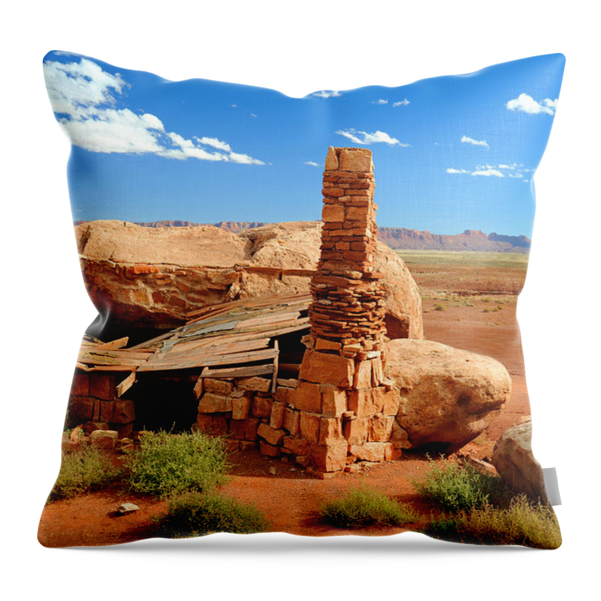 Photograph Throw Pillow featuring the photograph Cliff Dwellers by Richard Gehlbach