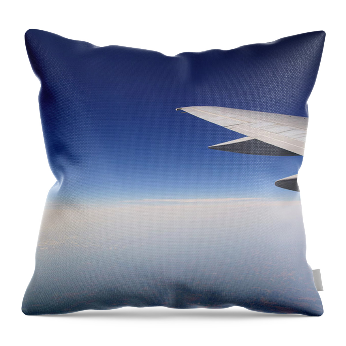 Airplane Throw Pillow featuring the photograph Climb Higher by Linda Shafer