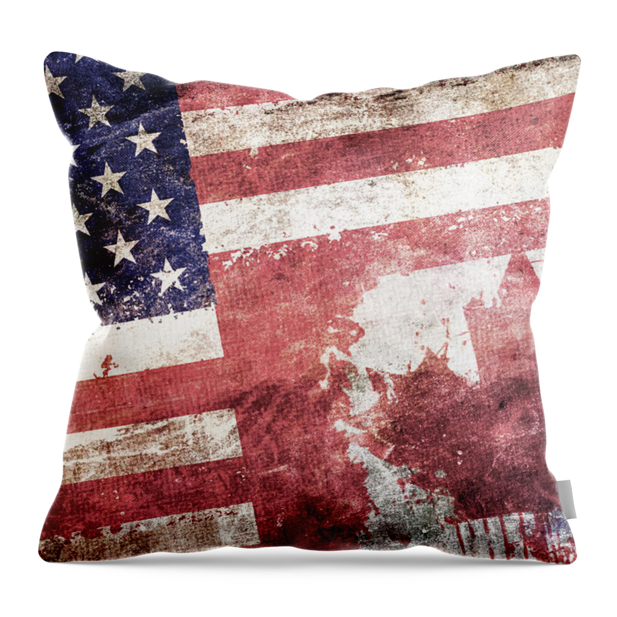 Composite Throw Pillow featuring the digital art Co-Patriots by Az Jackson
