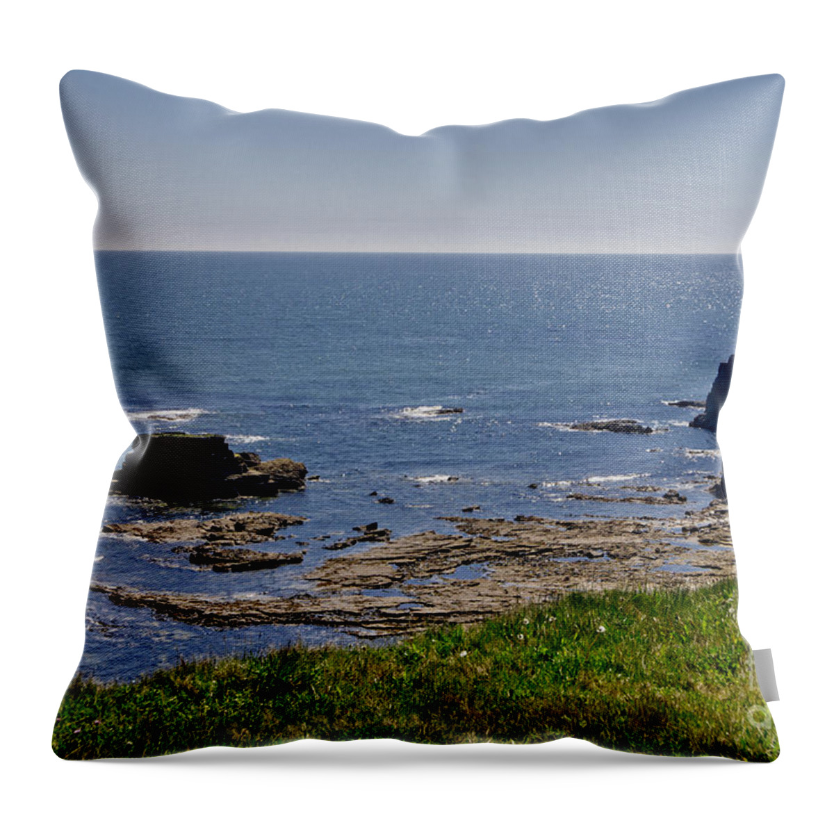 Coast Throw Pillow featuring the photograph Coast. Seascape 2. by Elena Perelman