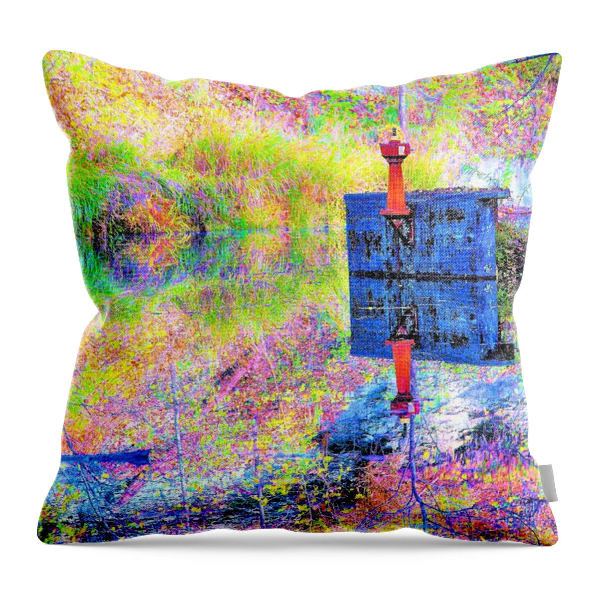Kentucky Throw Pillow featuring the photograph Colorful Reflections by Merle Grenz