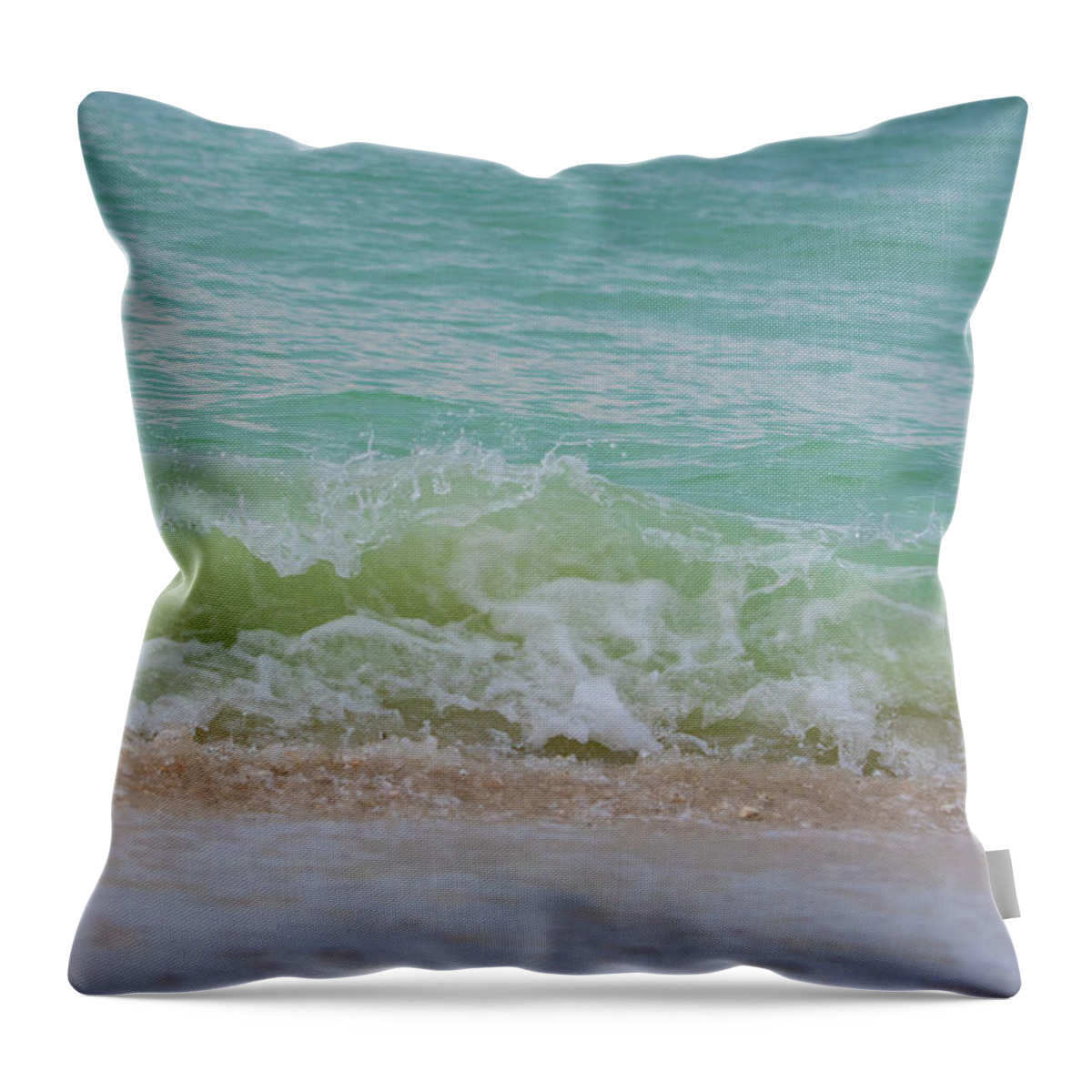 Wave Throw Pillow featuring the photograph Colorful Wave by Artful Imagery