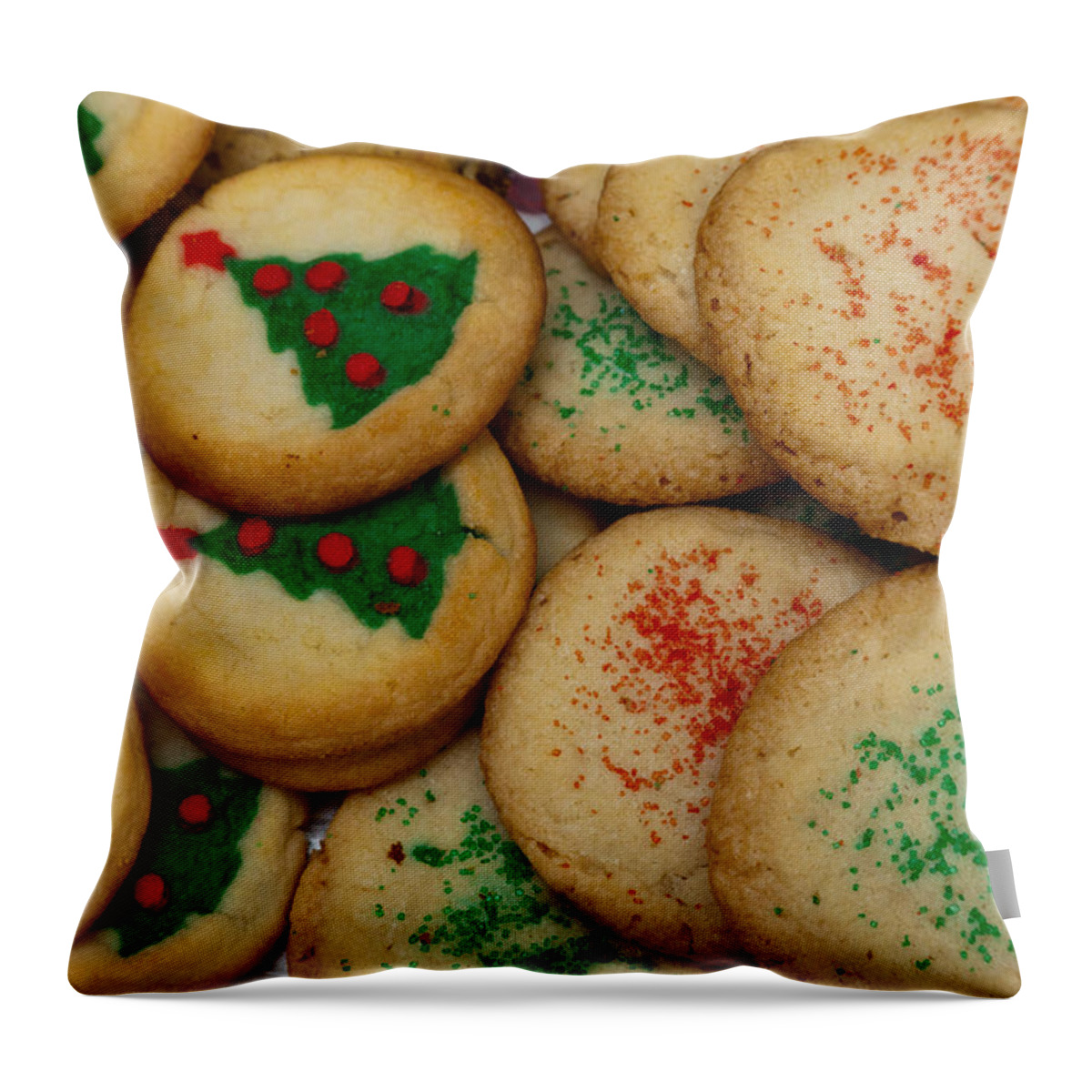 Food Throw Pillow featuring the photograph Cookies 103 by Michael Fryd