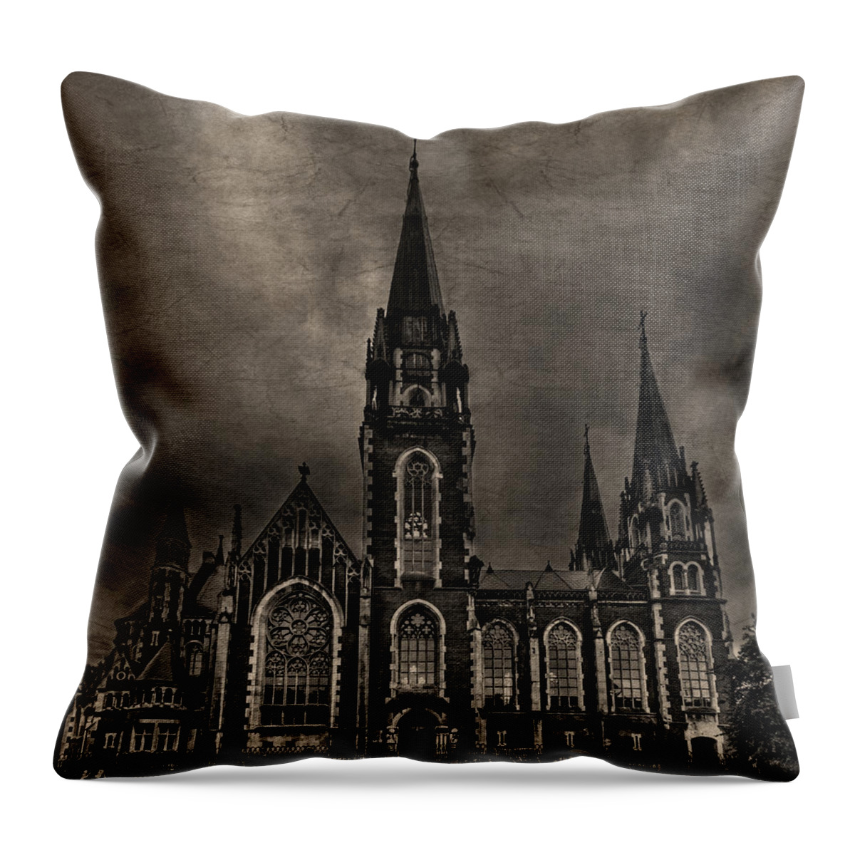 Dark Throw Pillow featuring the photograph Dark Kingdom by Evelina Kremsdorf