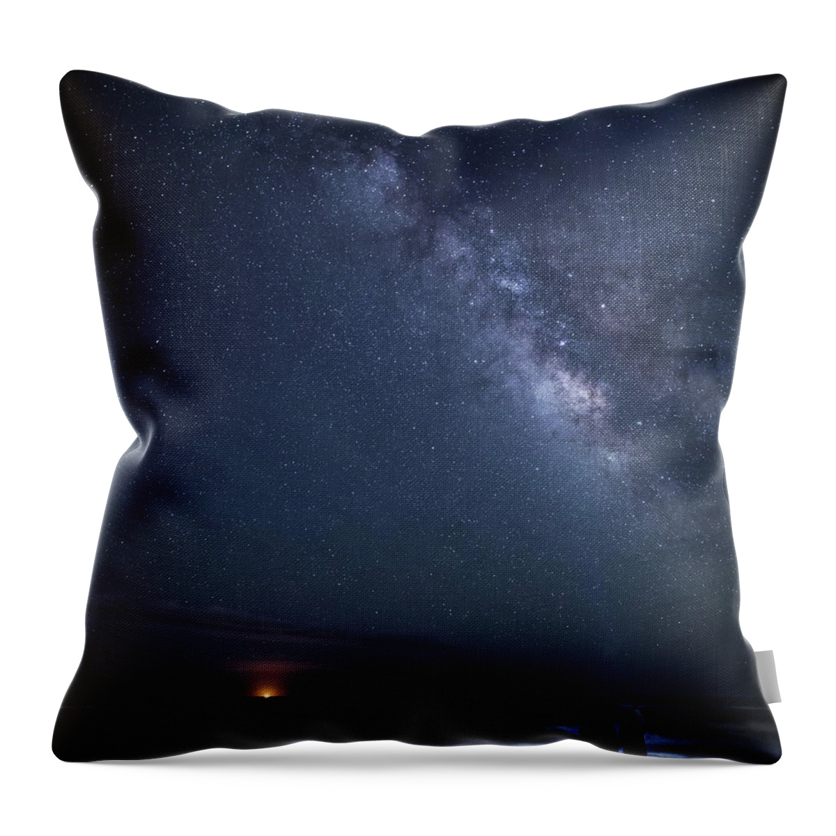 Oak Island Throw Pillow featuring the photograph Date NIght by Nick Noble