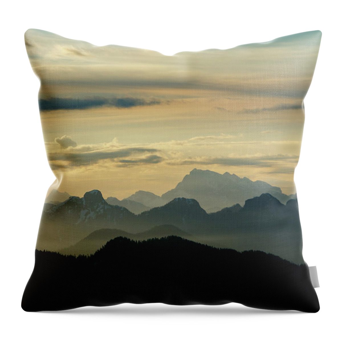 Canada Throw Pillow featuring the photograph View From Mount Seymour by Rick Deacon